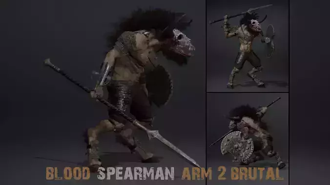 Blood Spearman Arm2 Brutal