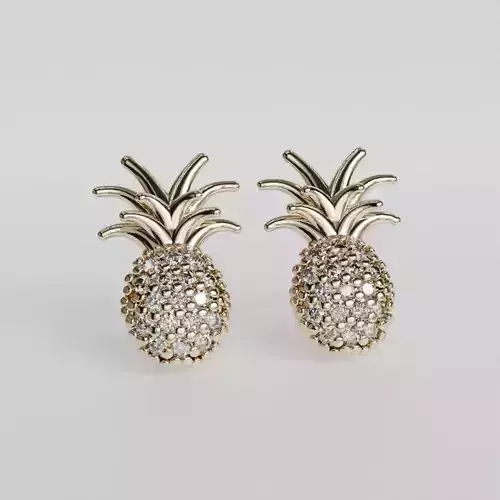 pineapple earrings