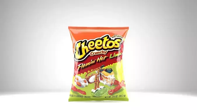 Cheetos - Flamin Hot Limon - Realistic Package