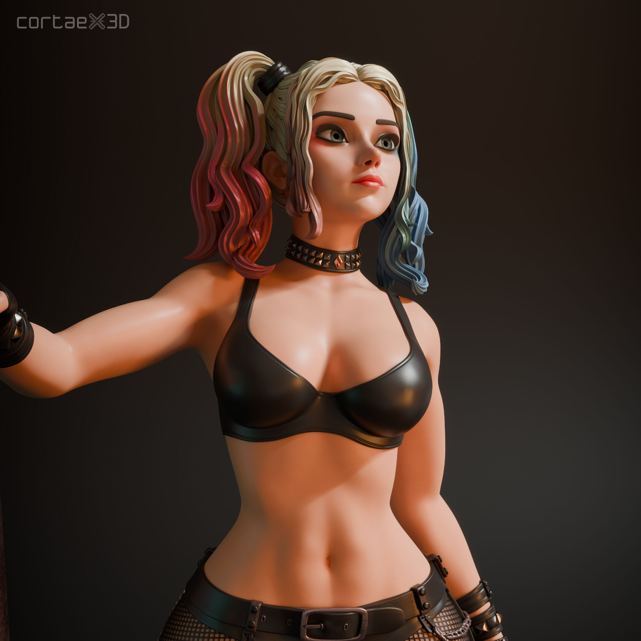Harley Quinn 3D print model_1