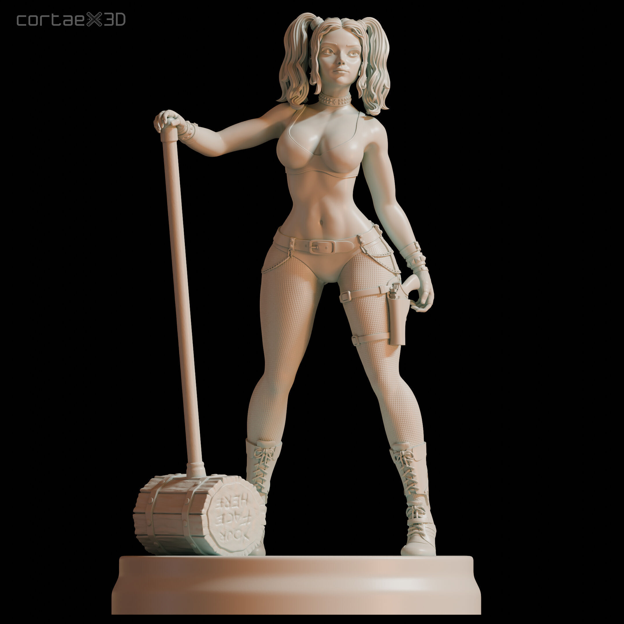 Harley Quinn 3D print model_7