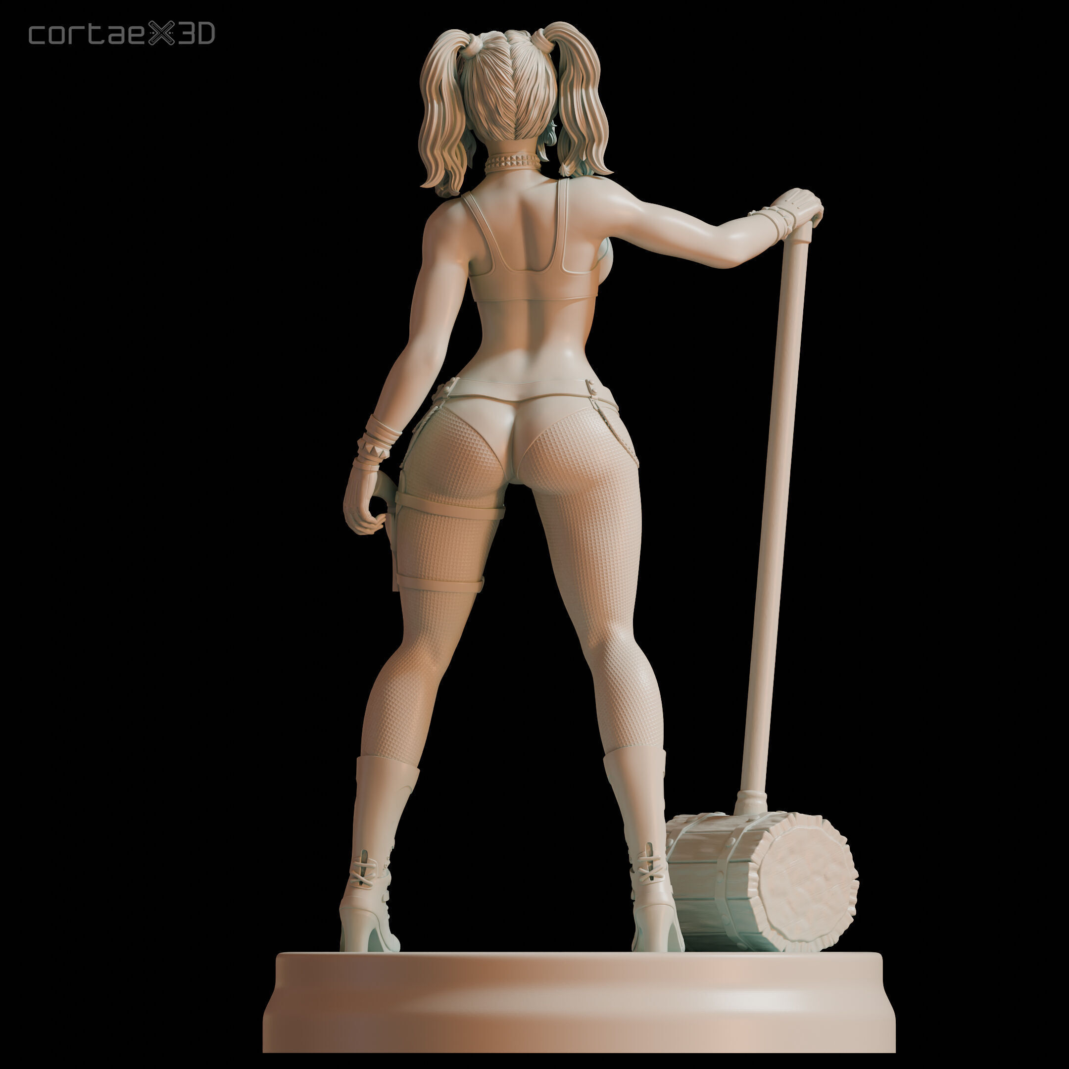 Harley Quinn 3D print model_8
