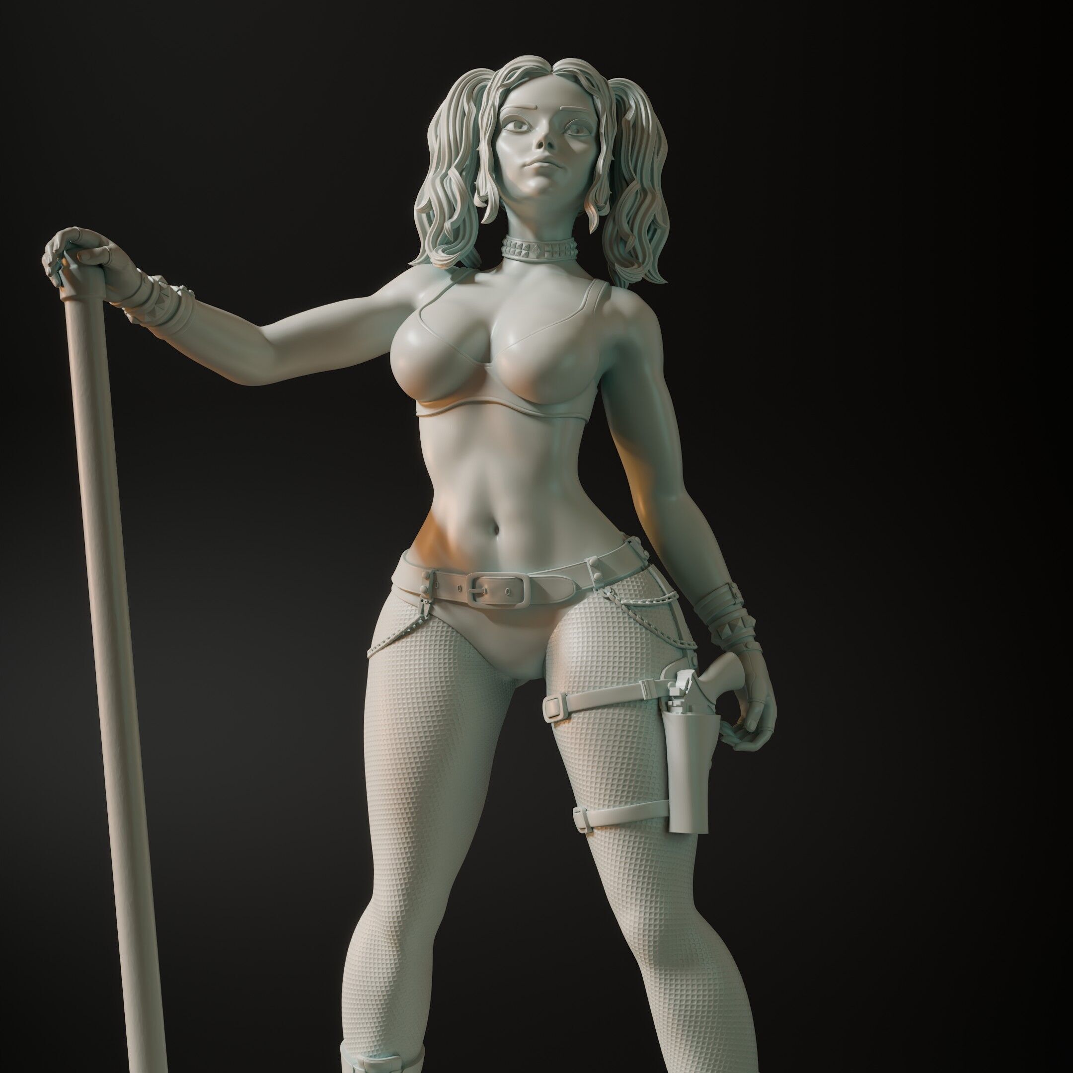 Harley Quinn 3D print model_11