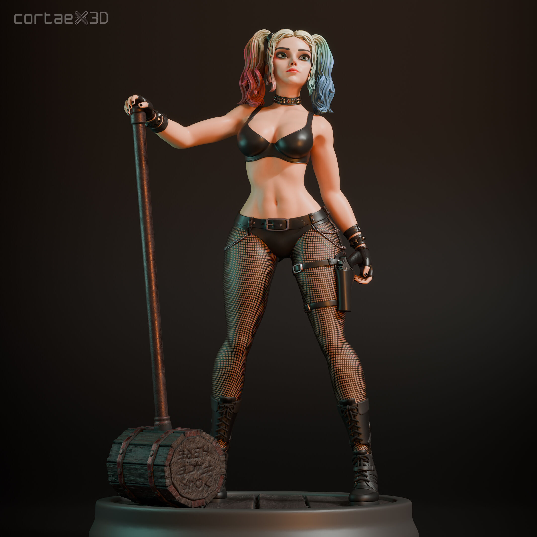 Harley Quinn 3D print model_9