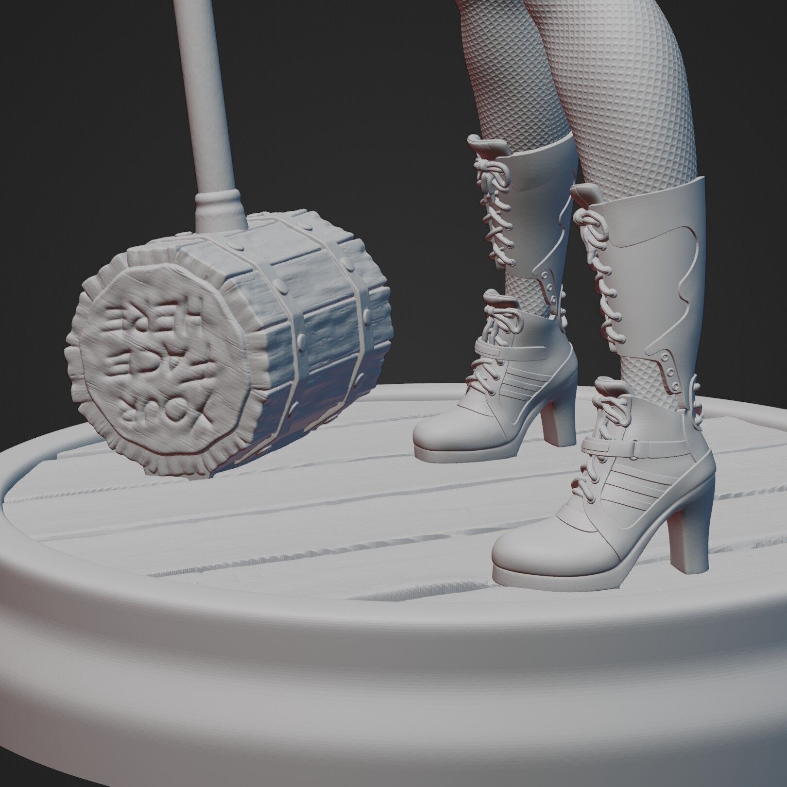 Harley Quinn 3D print model_18
