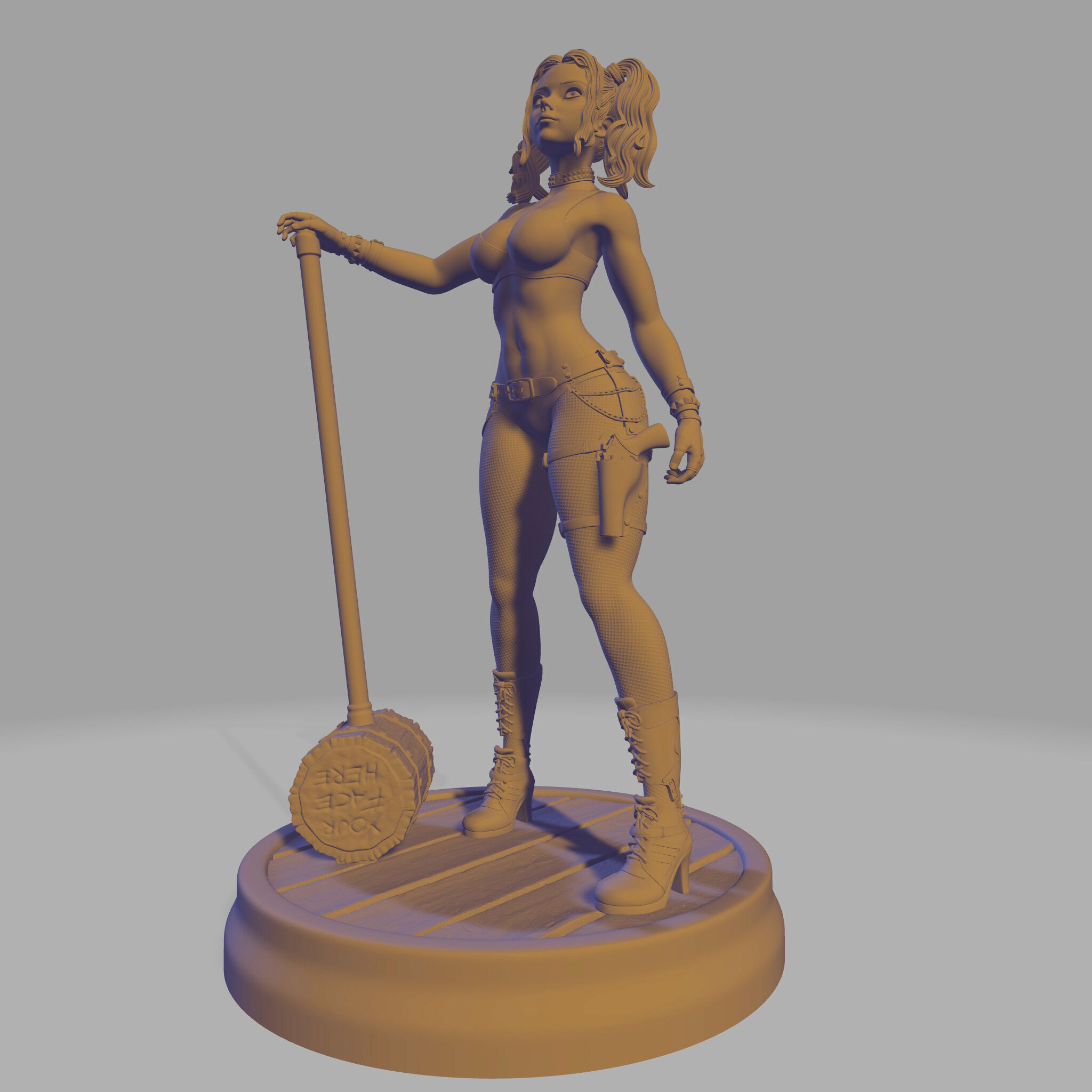 Harley Quinn 3D print model_21