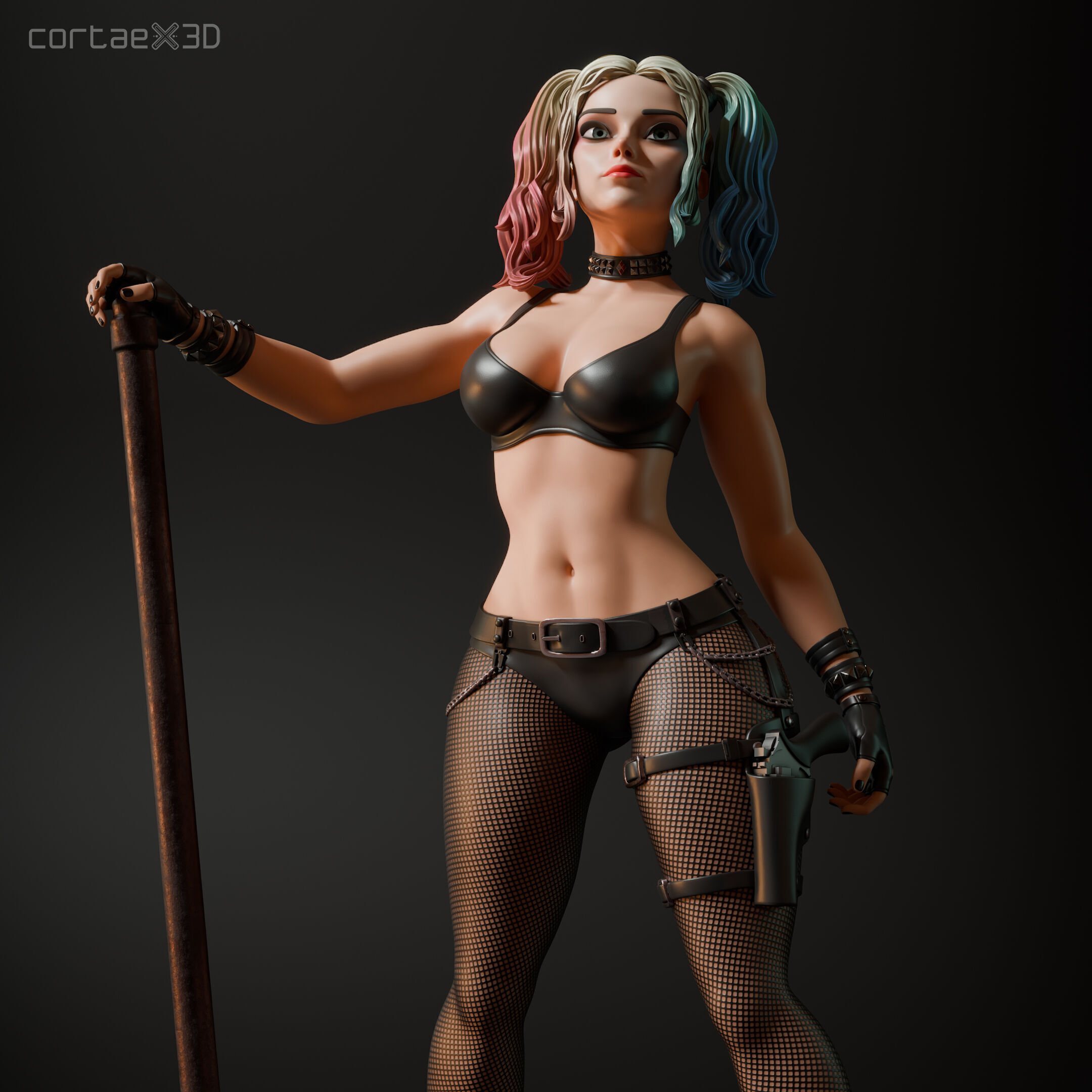 Harley Quinn 3D print model_10