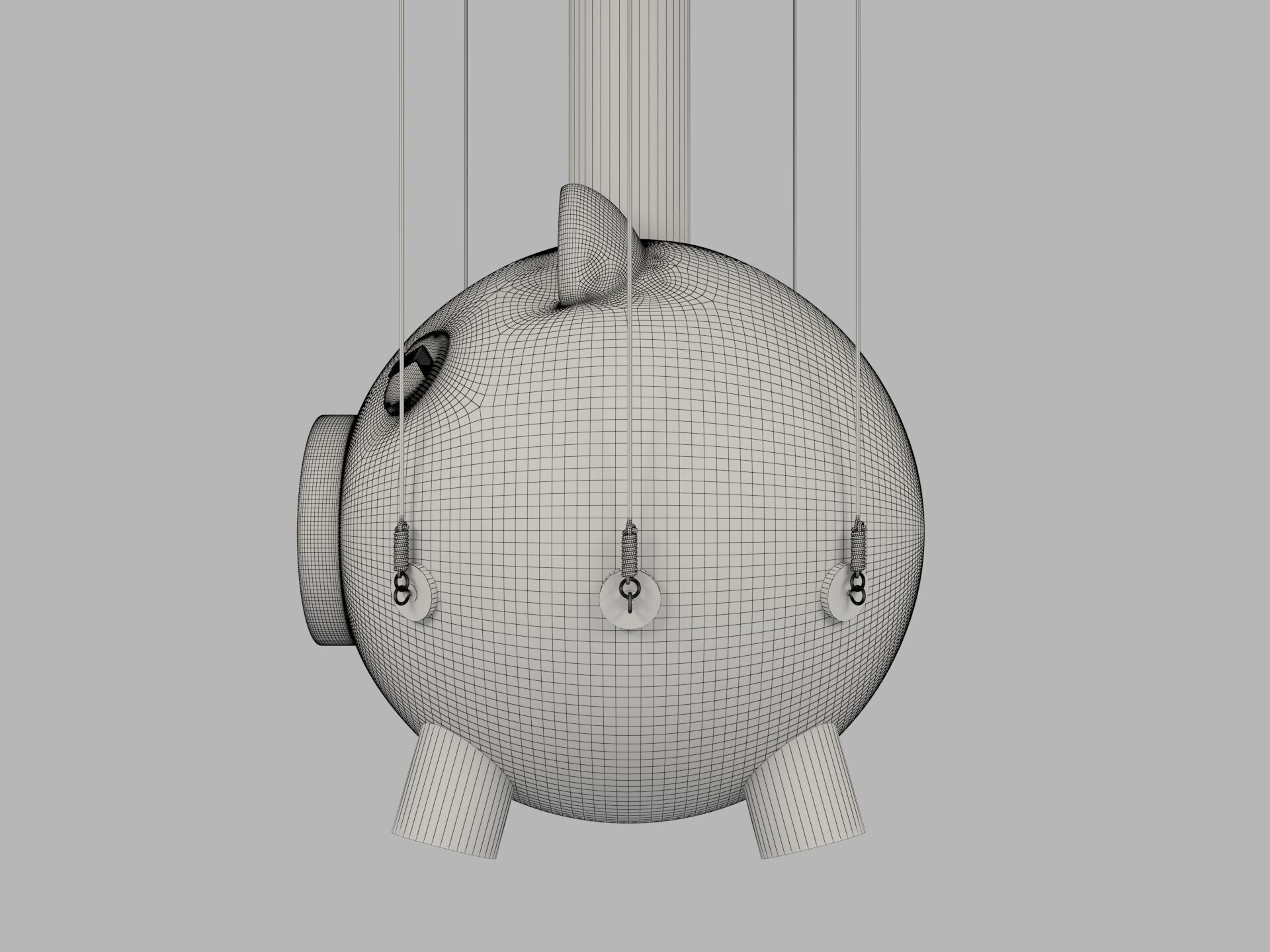 Squid Game season 2 piggy bank Saving pot 3D model_11