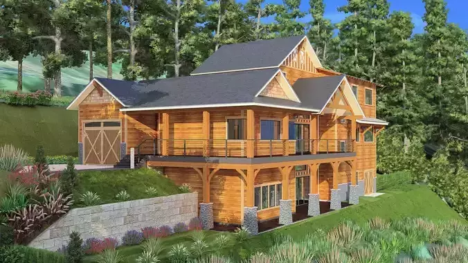 659 Wooden big House