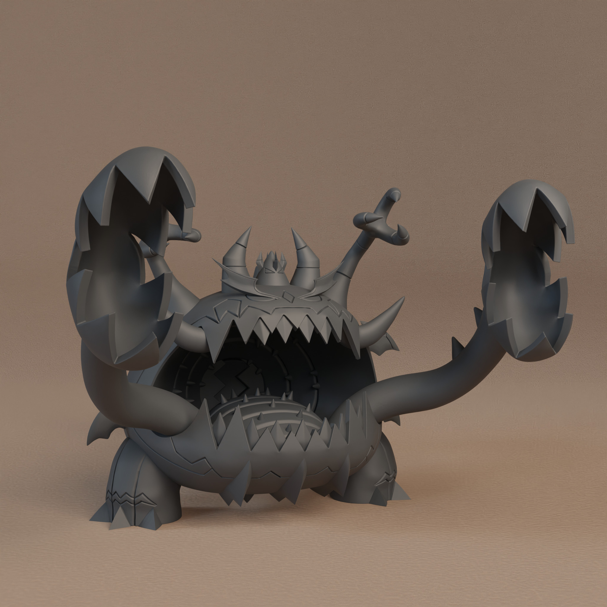 0799 Guzzlord Pokemon 3d print model 3D print model_1