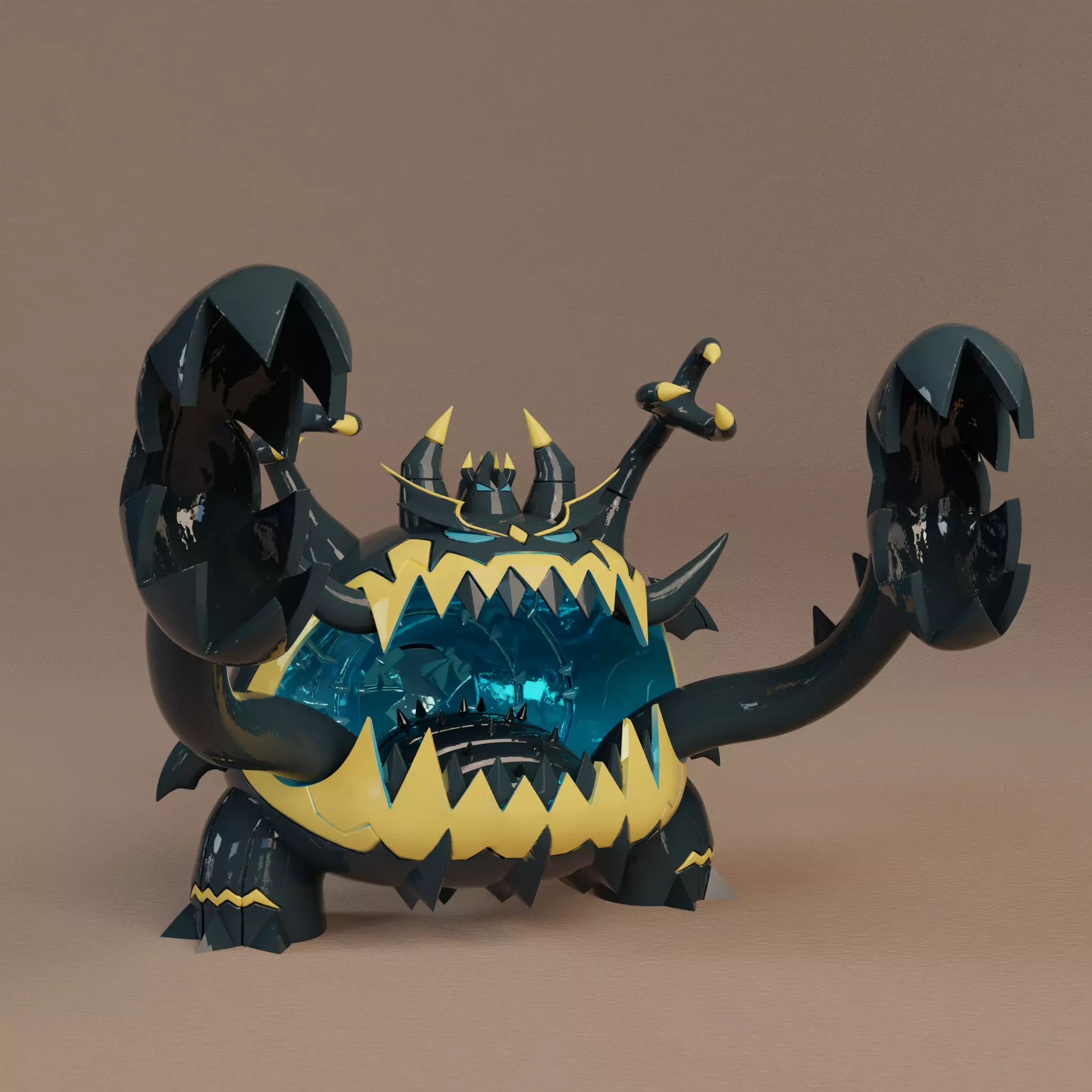 0799 Guzzlord Pokemon 3d print model 3D print model_0