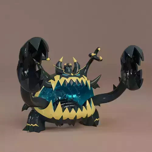 0799 Guzzlord Pokemon 3d print model 3D print model