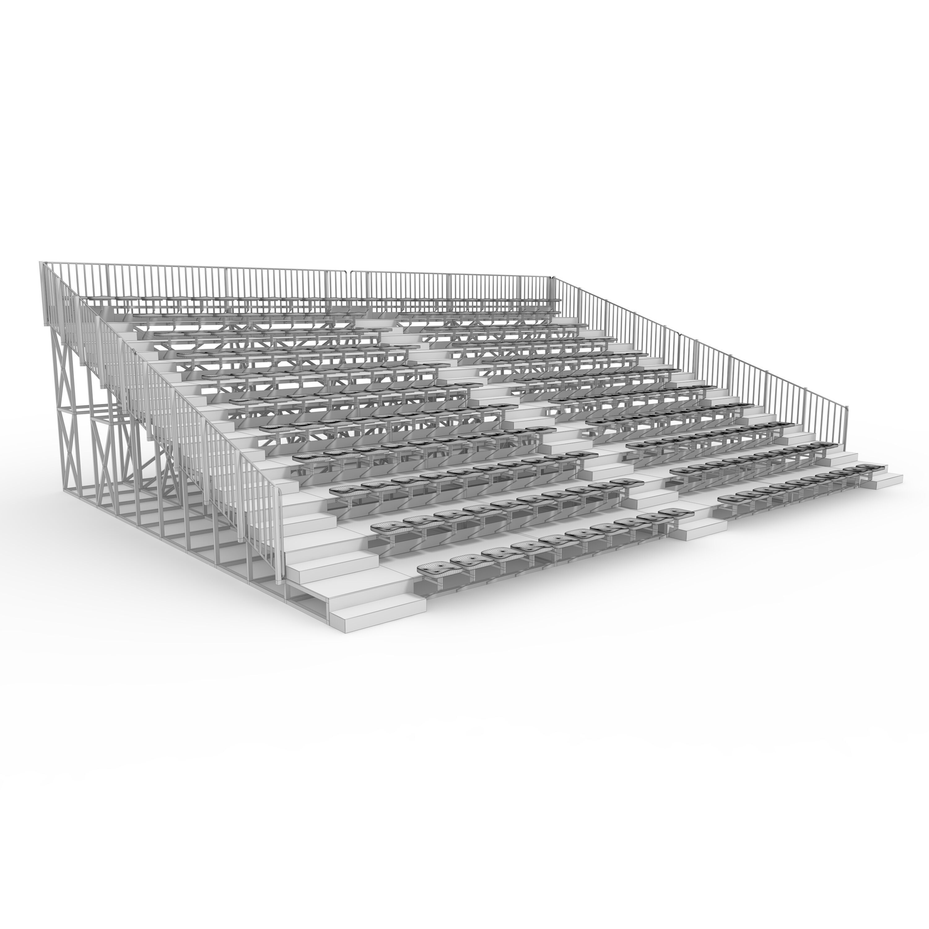 Bleachers 23 3D model_9