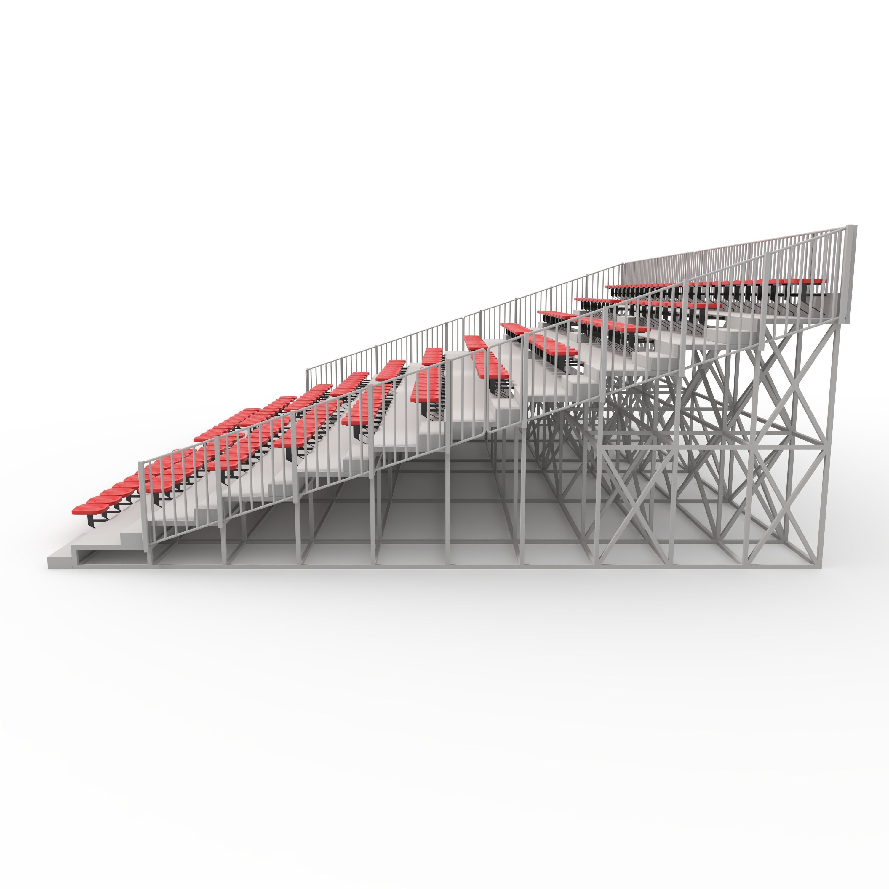 Bleachers 23 3D model_12