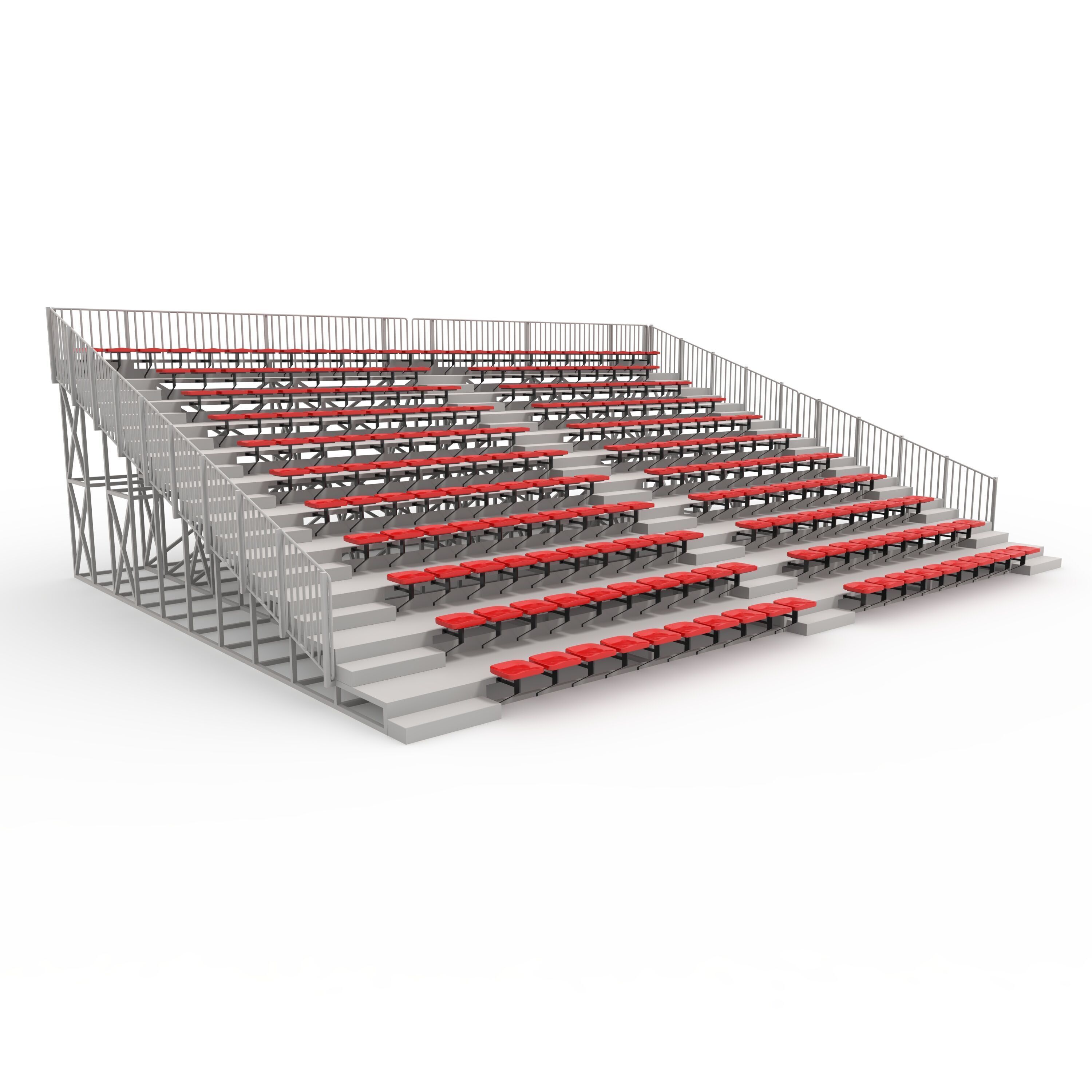 Bleachers 23 3D model_8