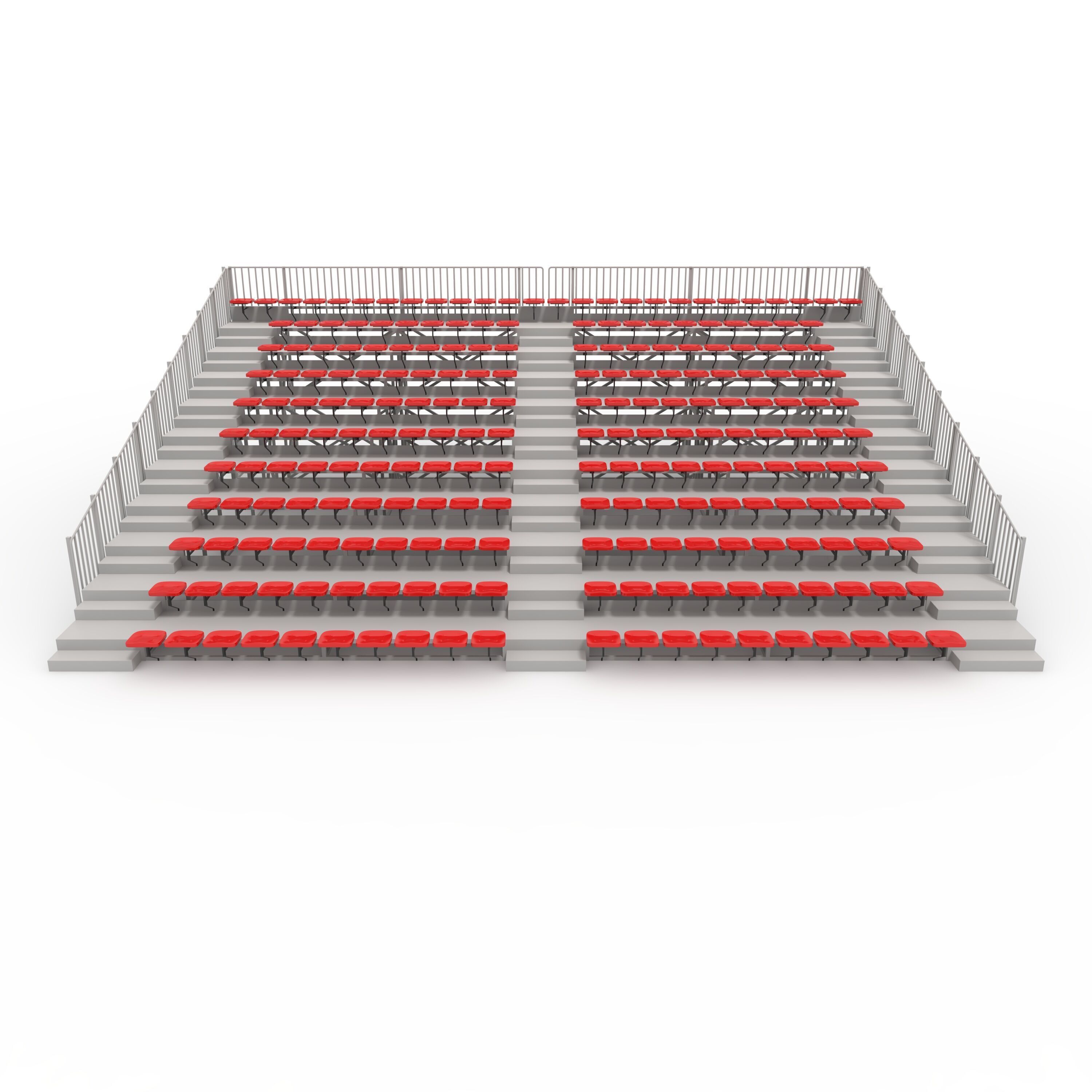 Bleachers 23 3D model_2
