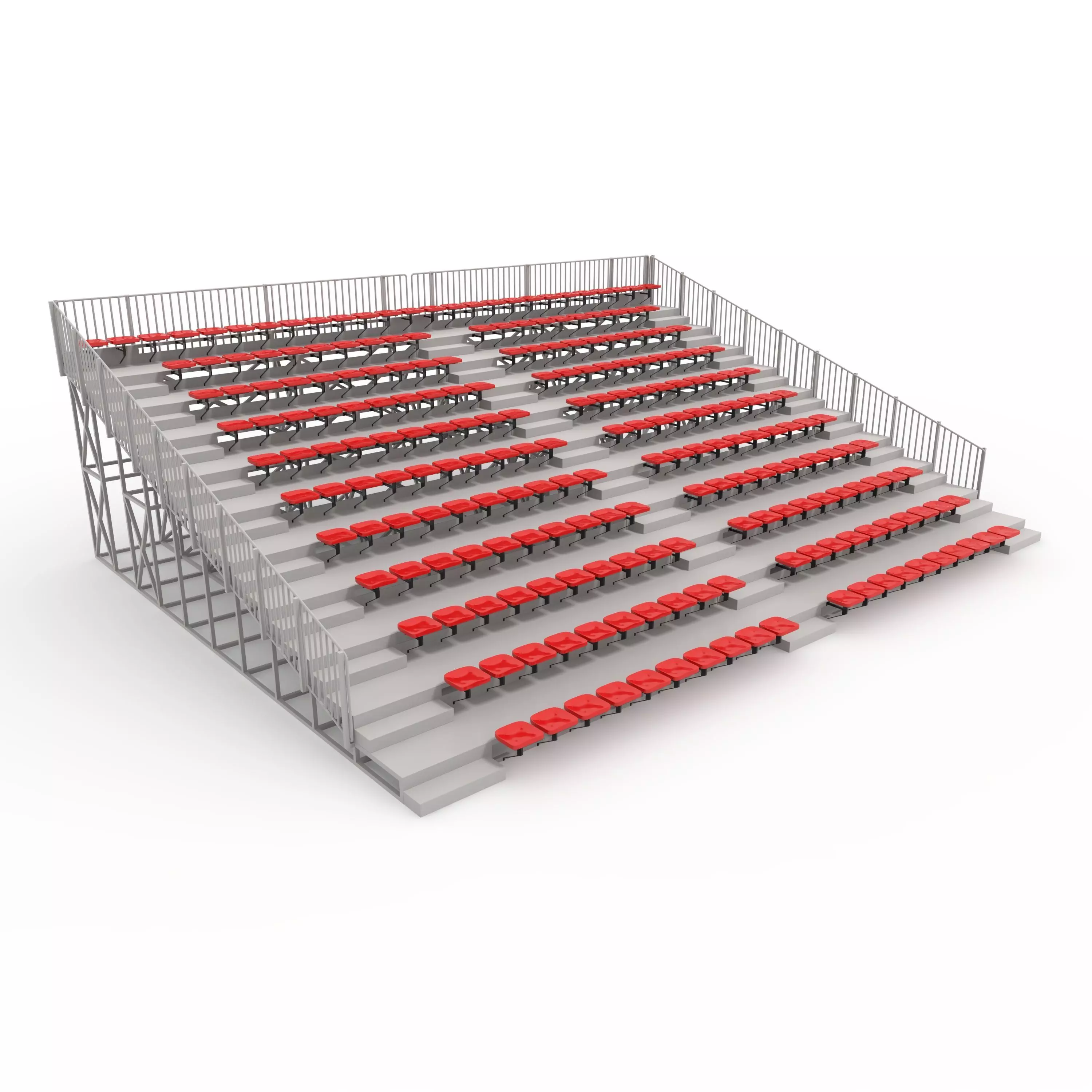 Bleachers 23 3D model_0
