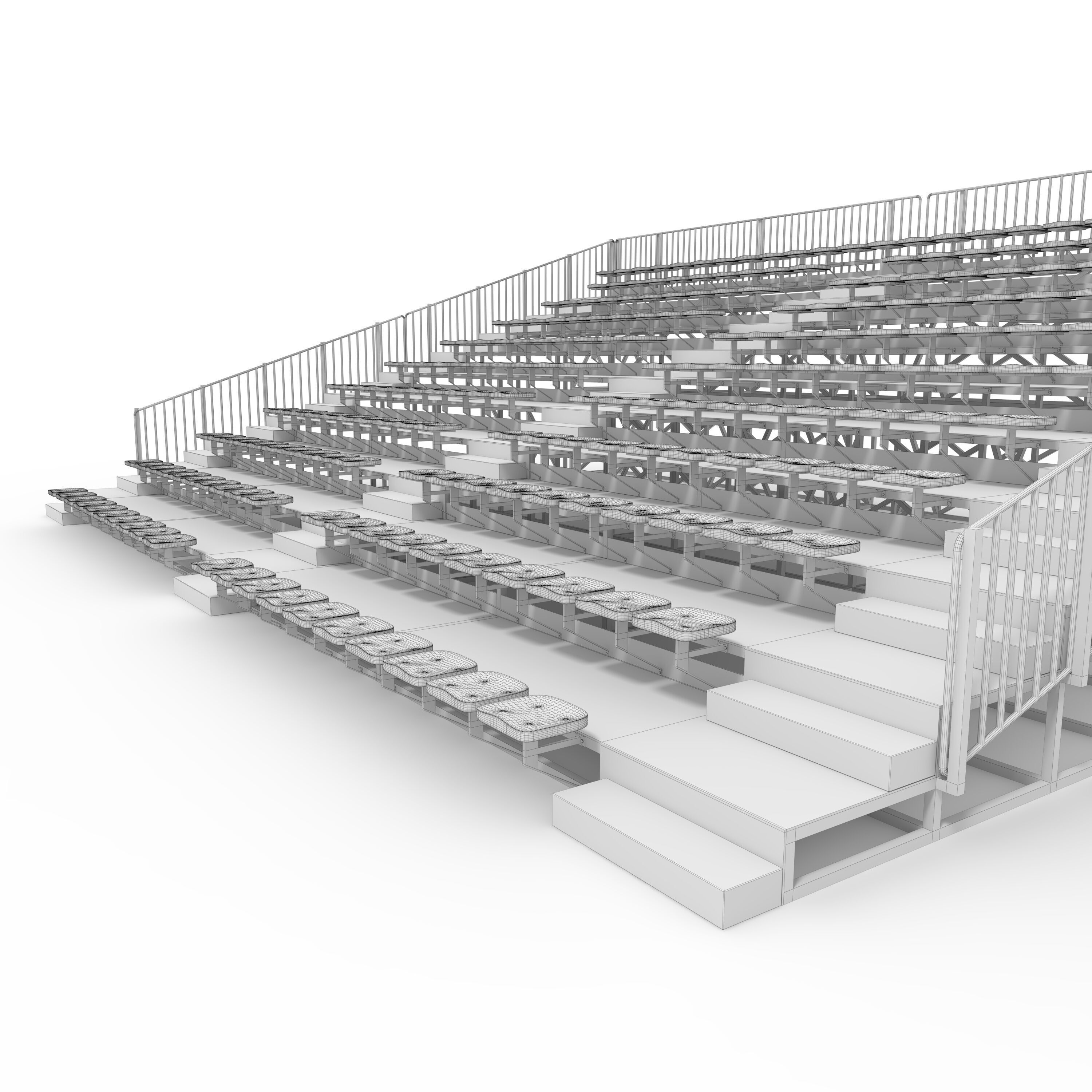 Bleachers 23 3D model_21