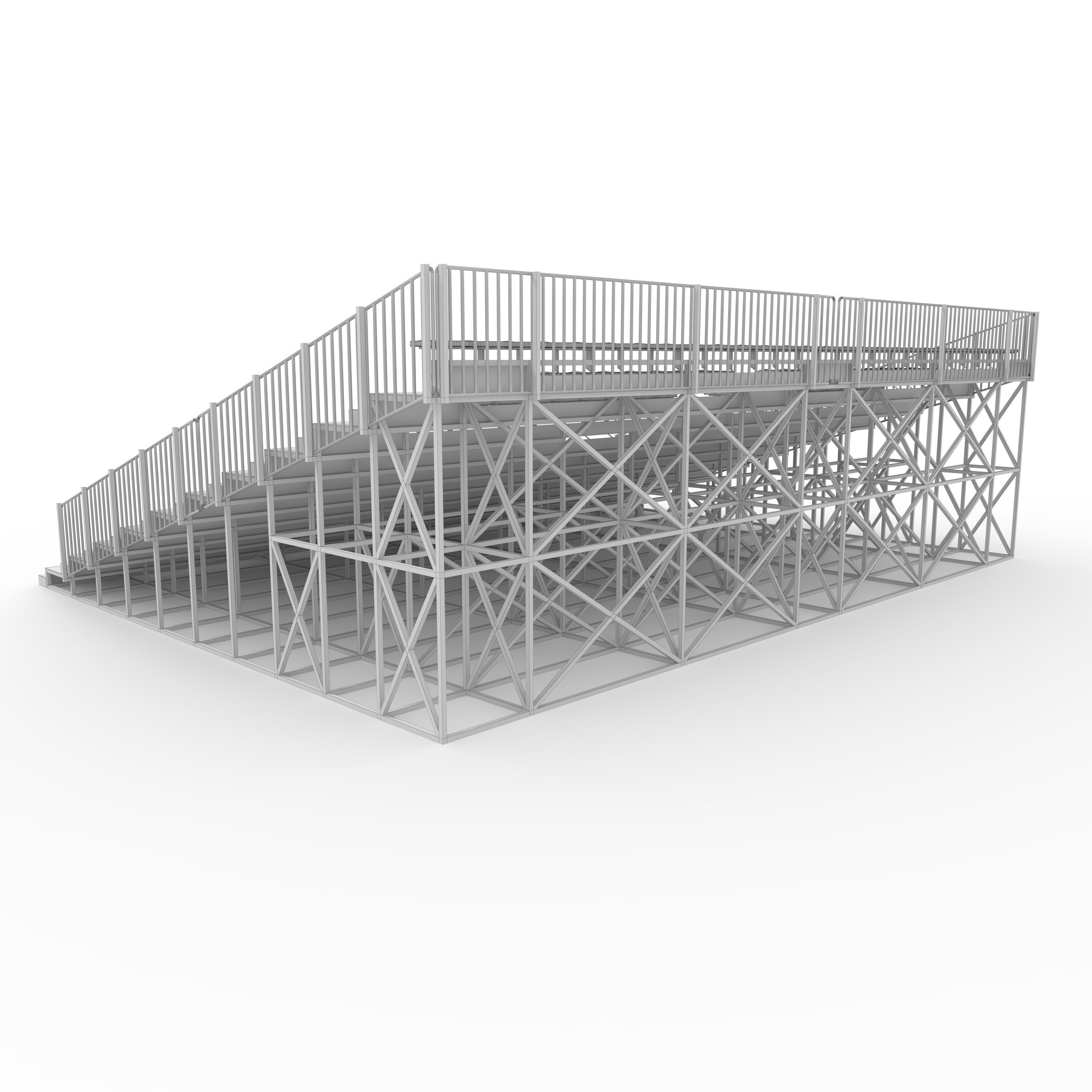 Bleachers 23 3D model_15