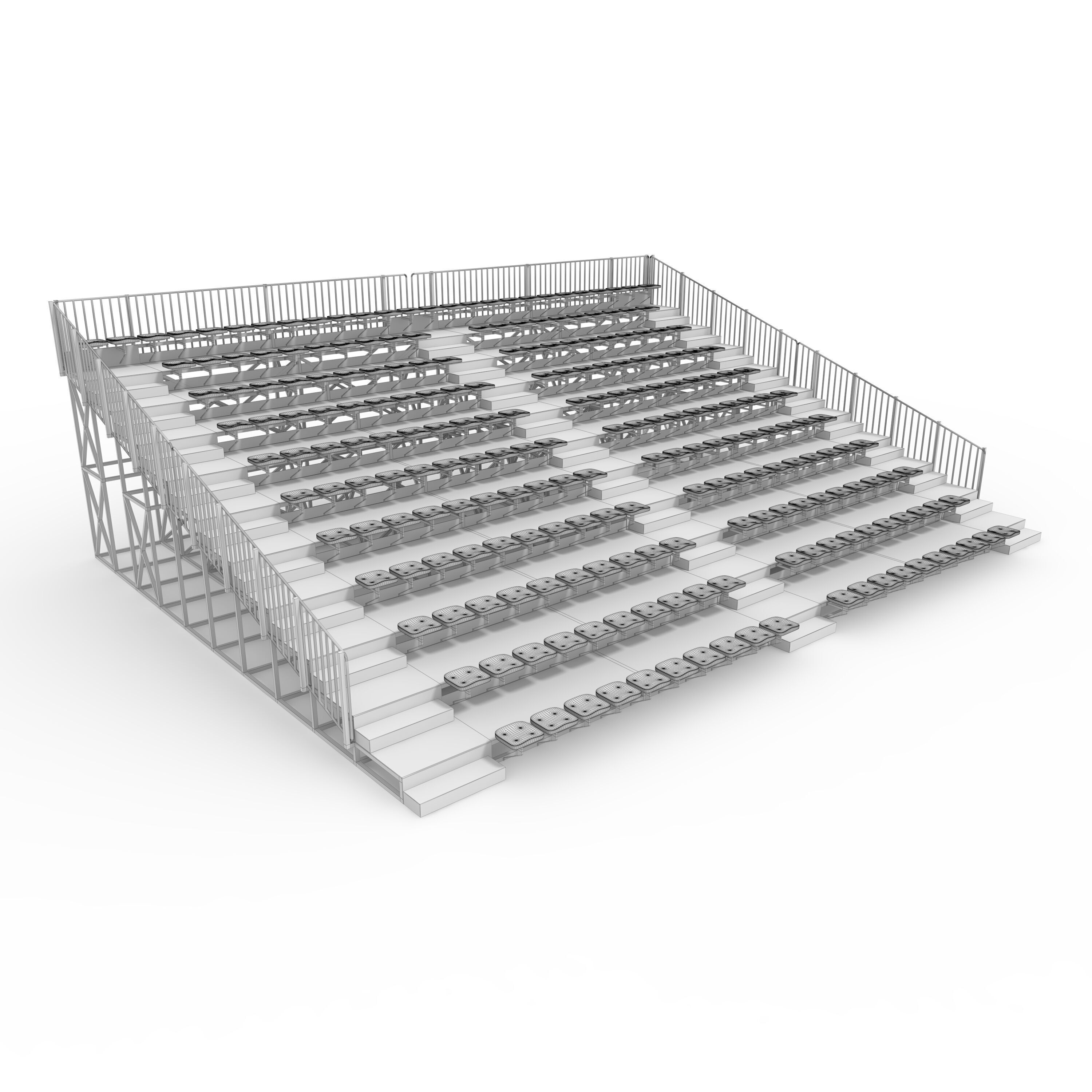 Bleachers 23 3D model_1