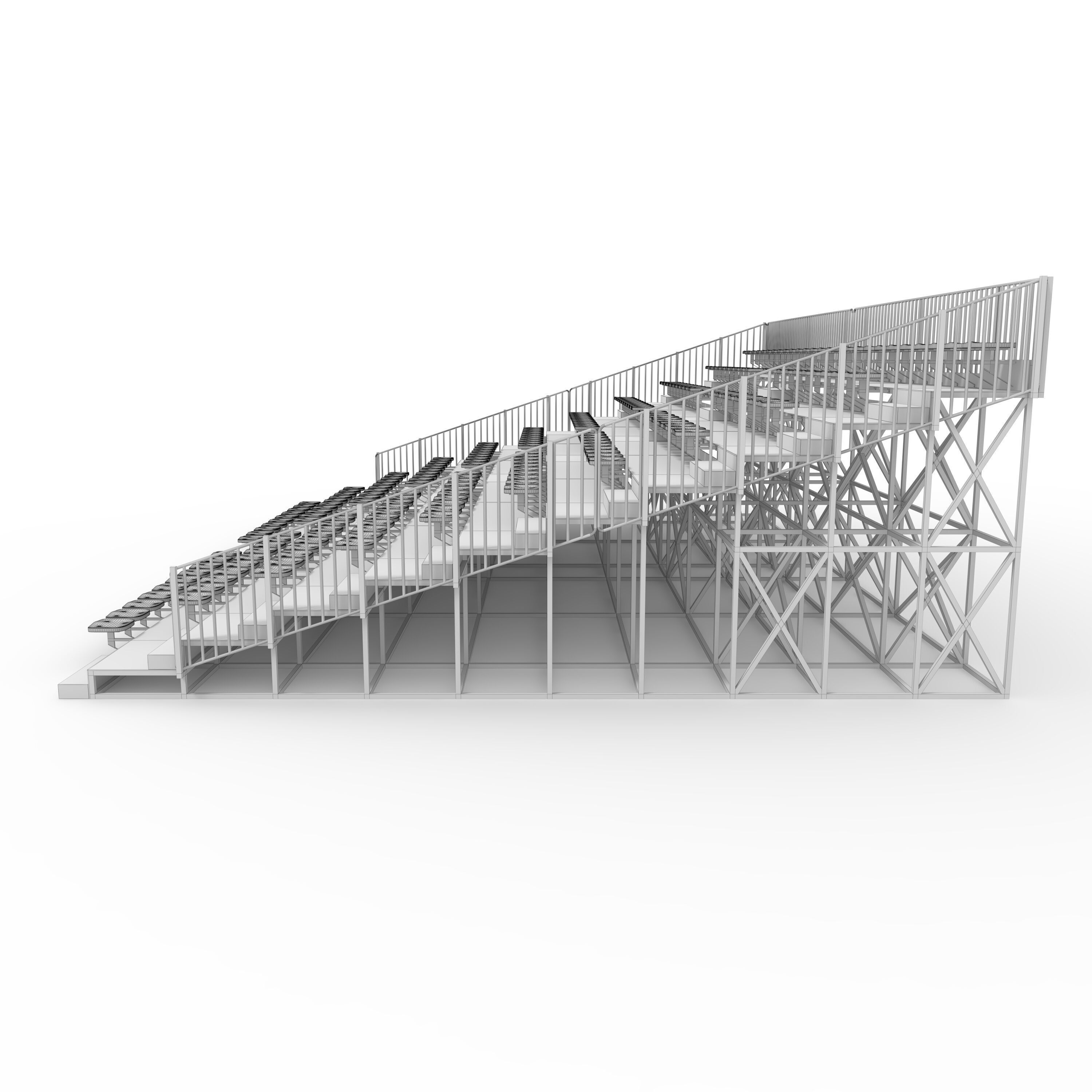 Bleachers 23 3D model_13