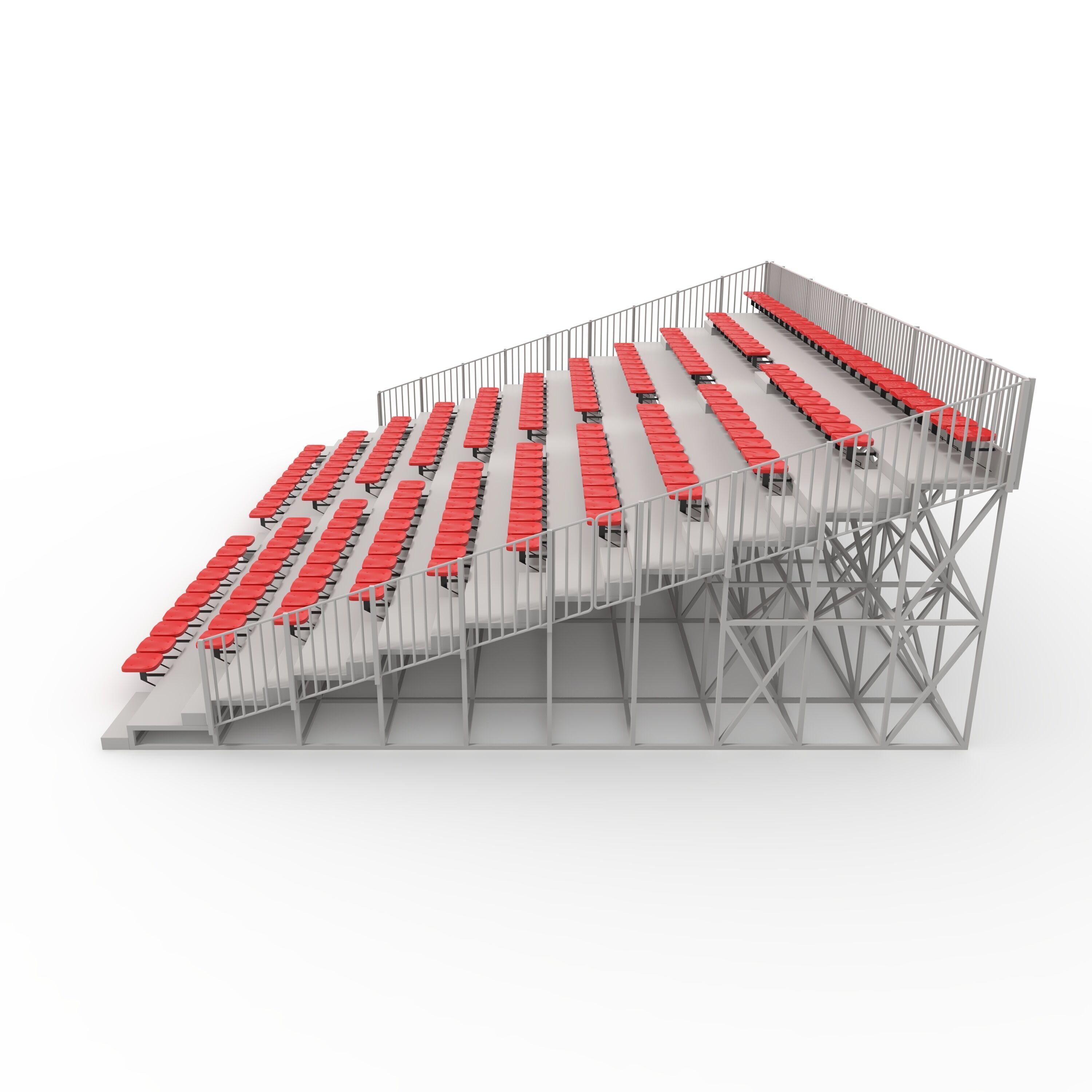 Bleachers 23 3D model_4
