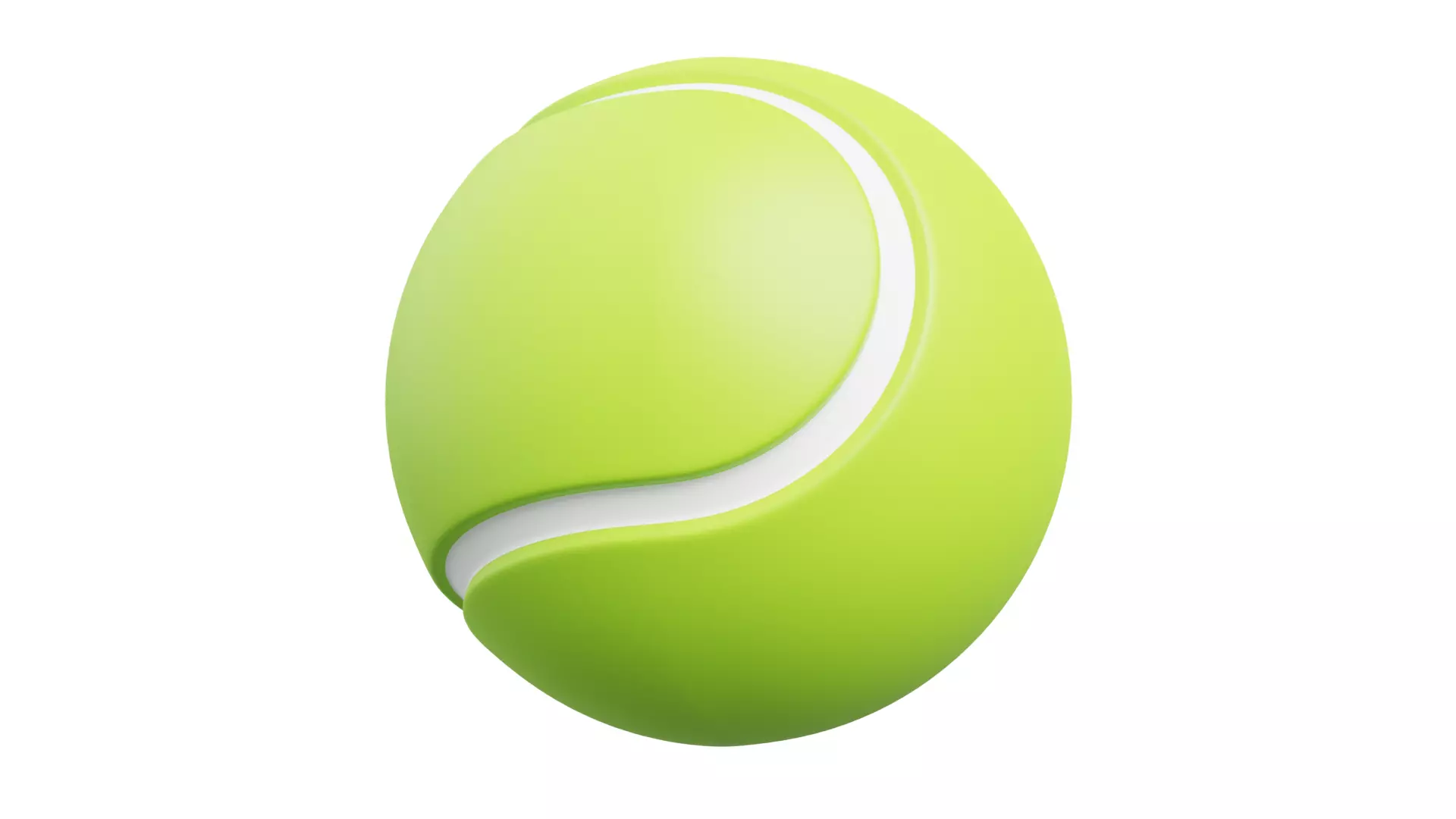 Tennis Ball 3D model_0