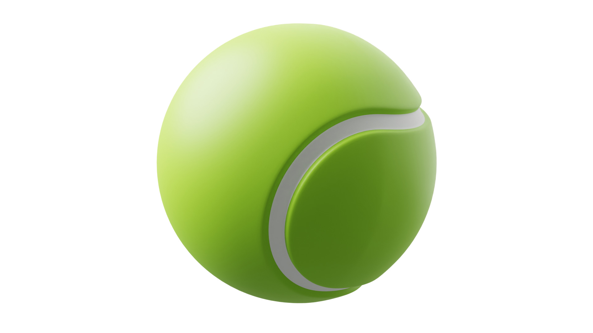 Tennis Ball 3D model_7