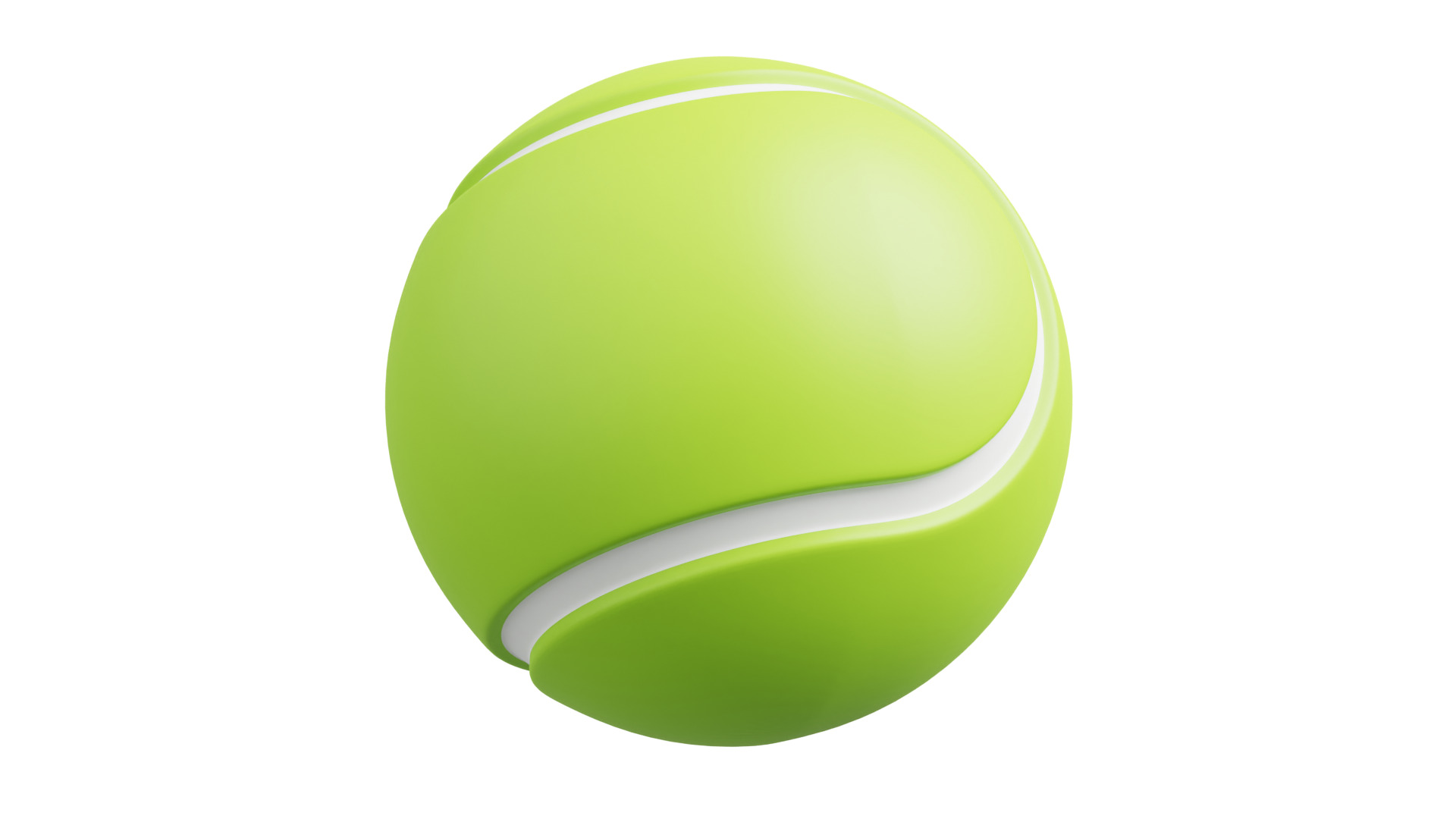 Tennis Ball 3D model_17