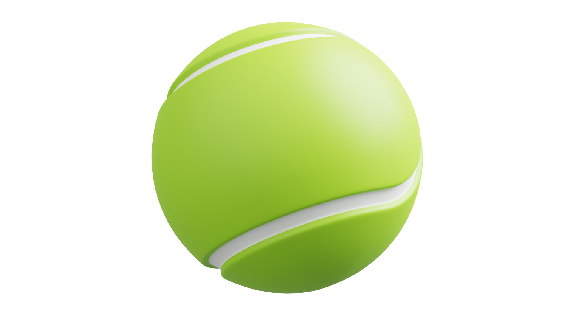 Tennis Ball 3D model_16