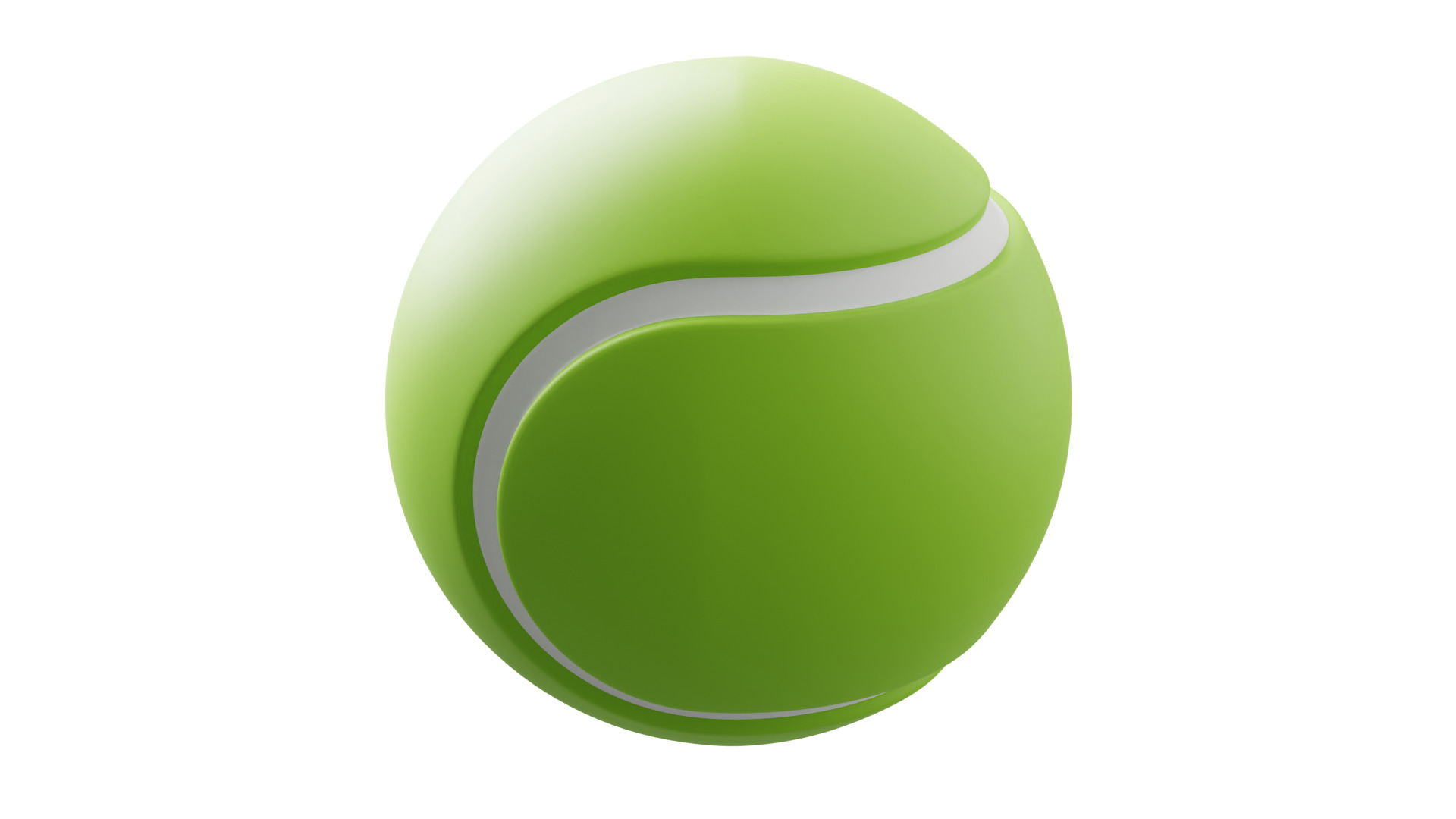Tennis Ball 3D model_9