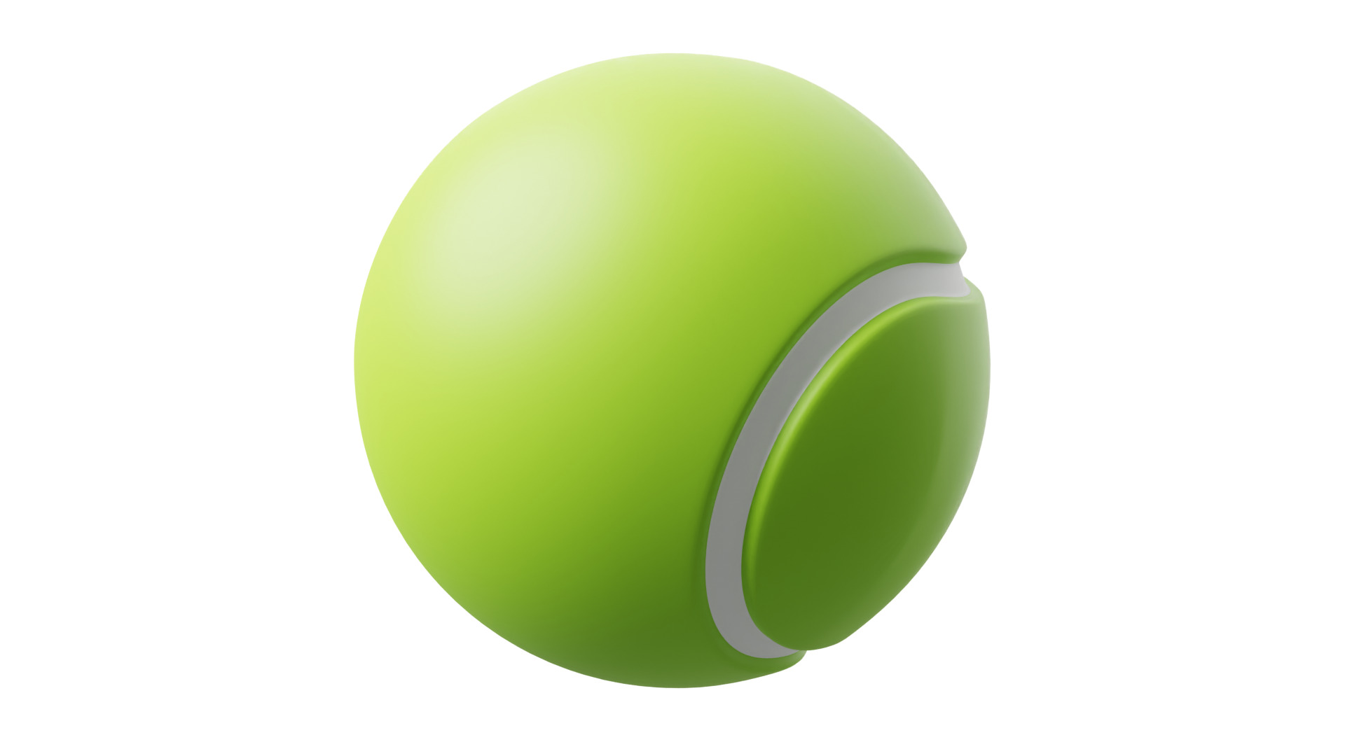 Tennis Ball 3D model_6