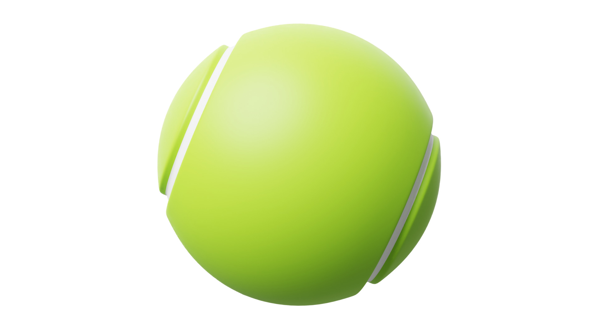 Tennis Ball 3D model_4
