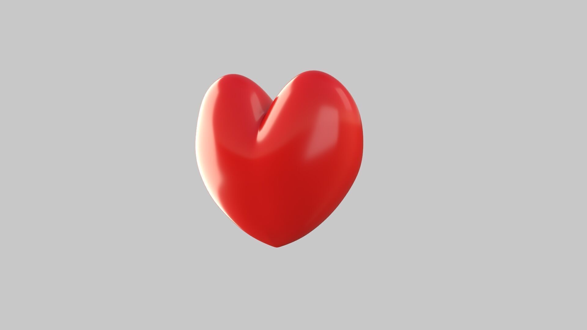 Heart icon v 13 3D model_2