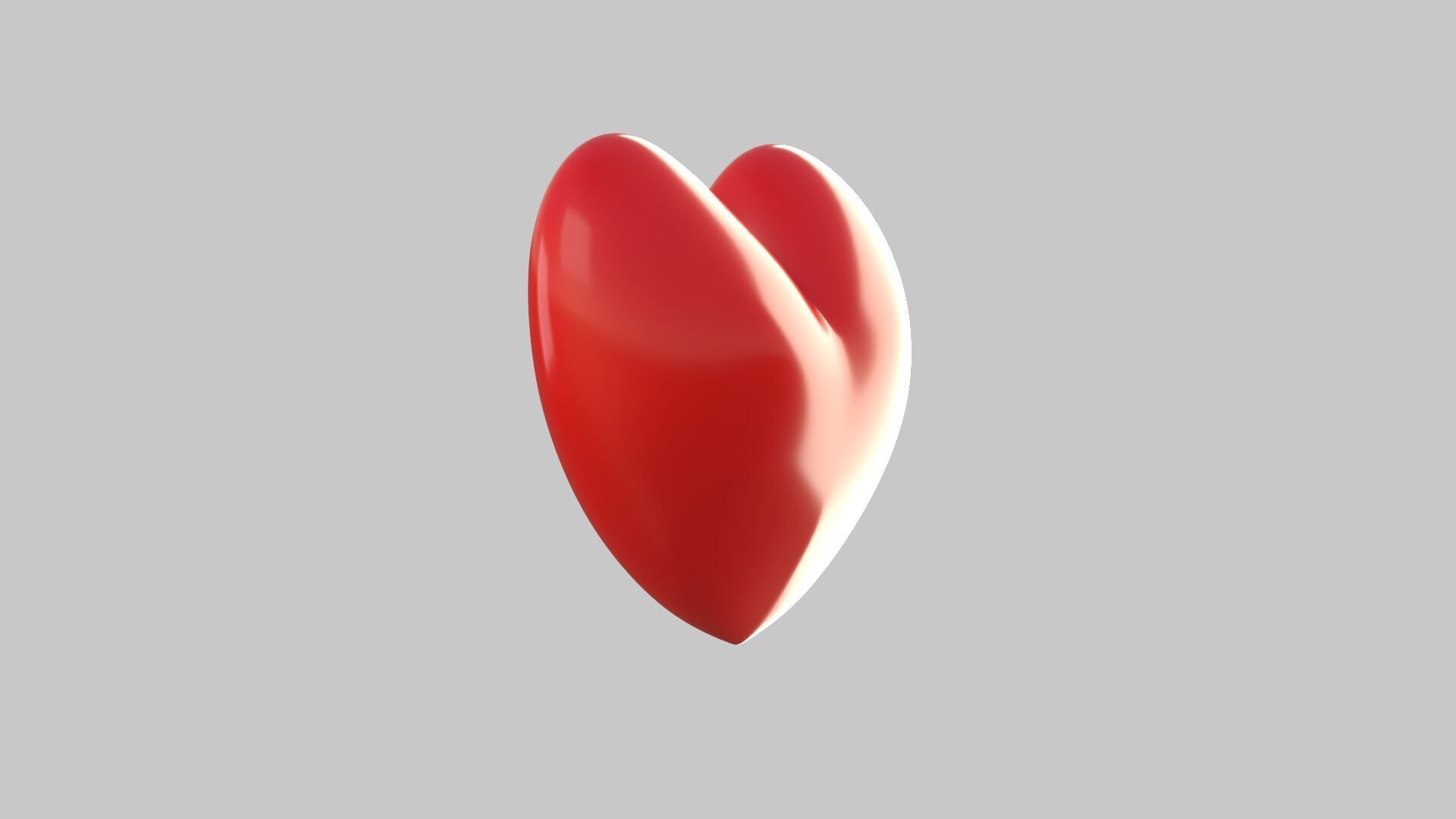 Heart icon v 13 3D model_3