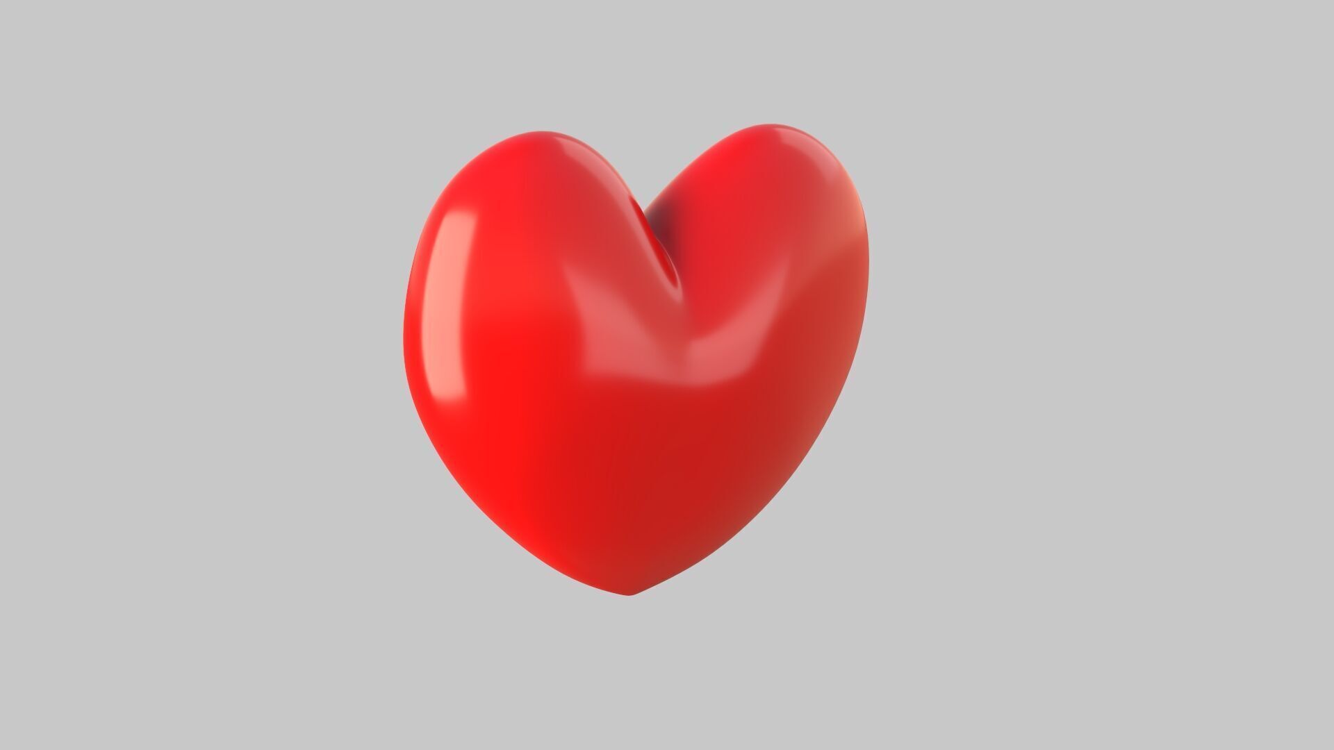 Heart icon v 13 3D model_1