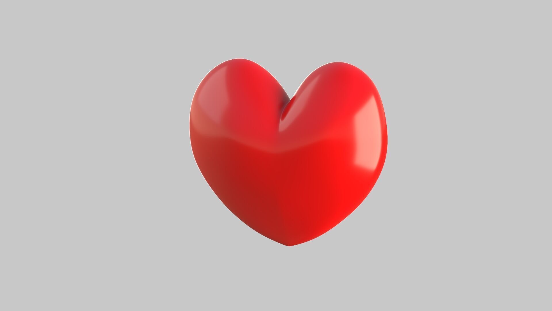 Heart icon v 13 3D model_4