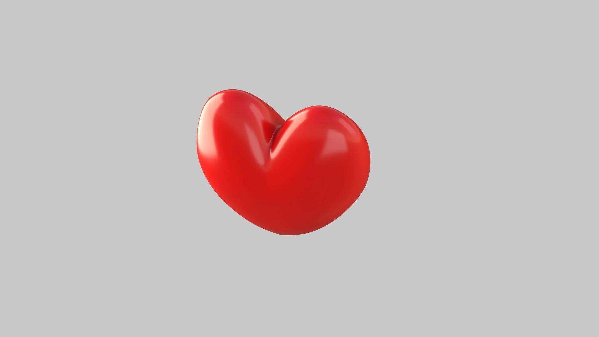 Heart icon v 13 3D model_5
