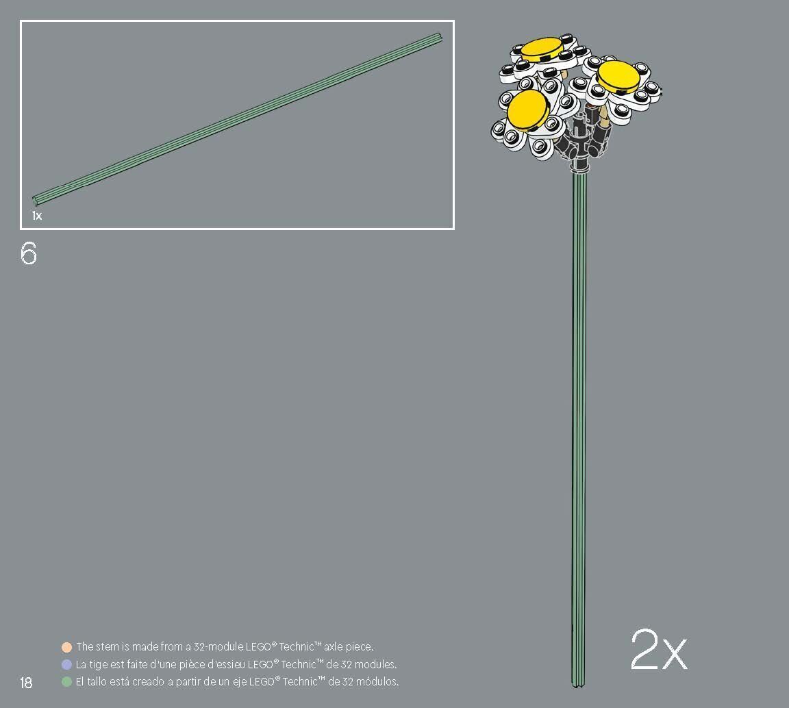 TwindBricks3D - 10280 Flower Bouquet 3D print model_8