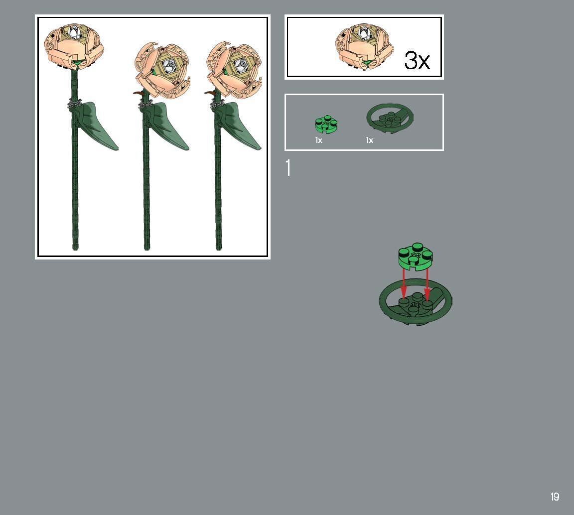 TwindBricks3D - 10280 Flower Bouquet 3D print model_9