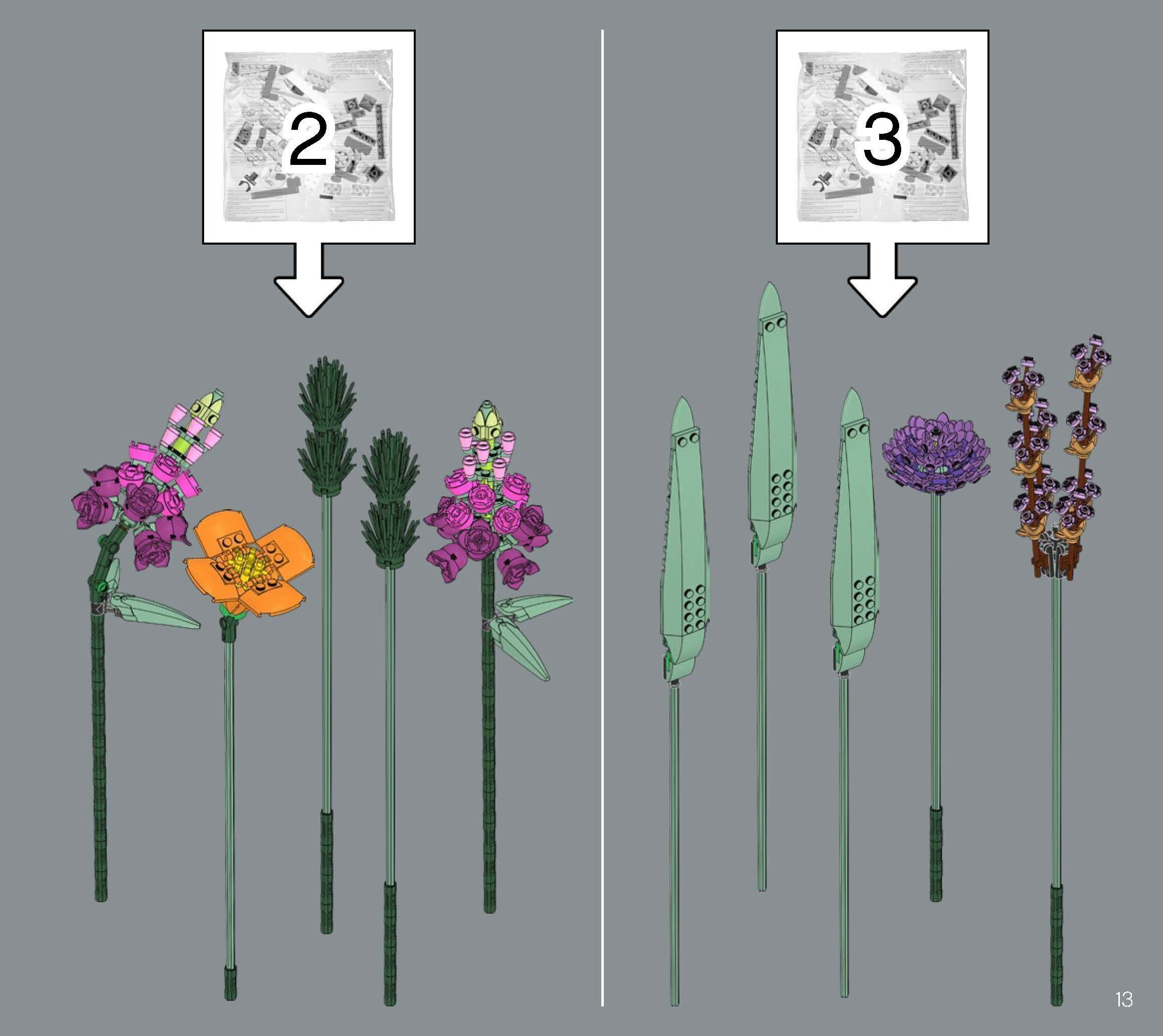 TwindBricks3D - 10280 Flower Bouquet 3D print model_3