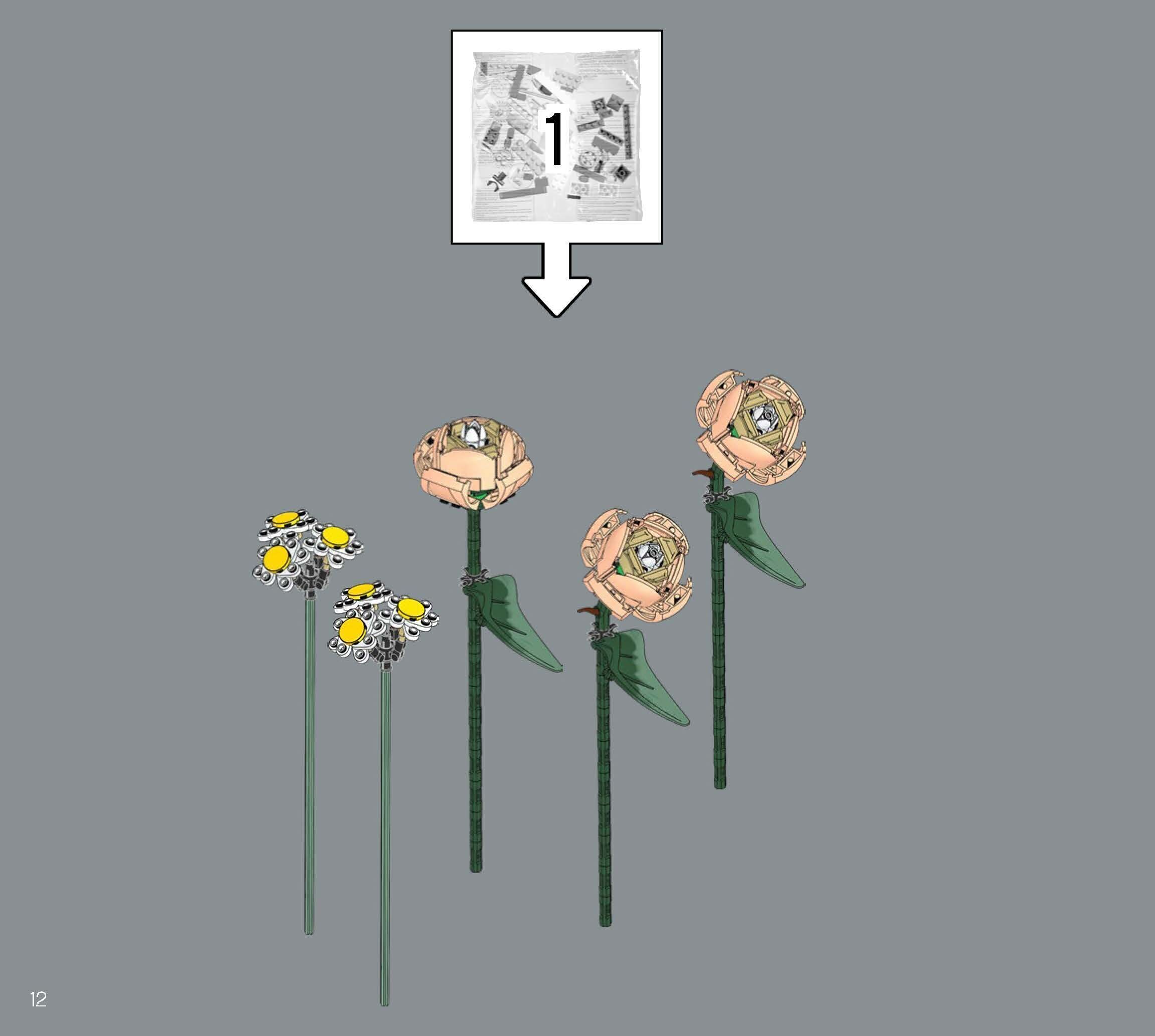 TwindBricks3D - 10280 Flower Bouquet 3D print model_2