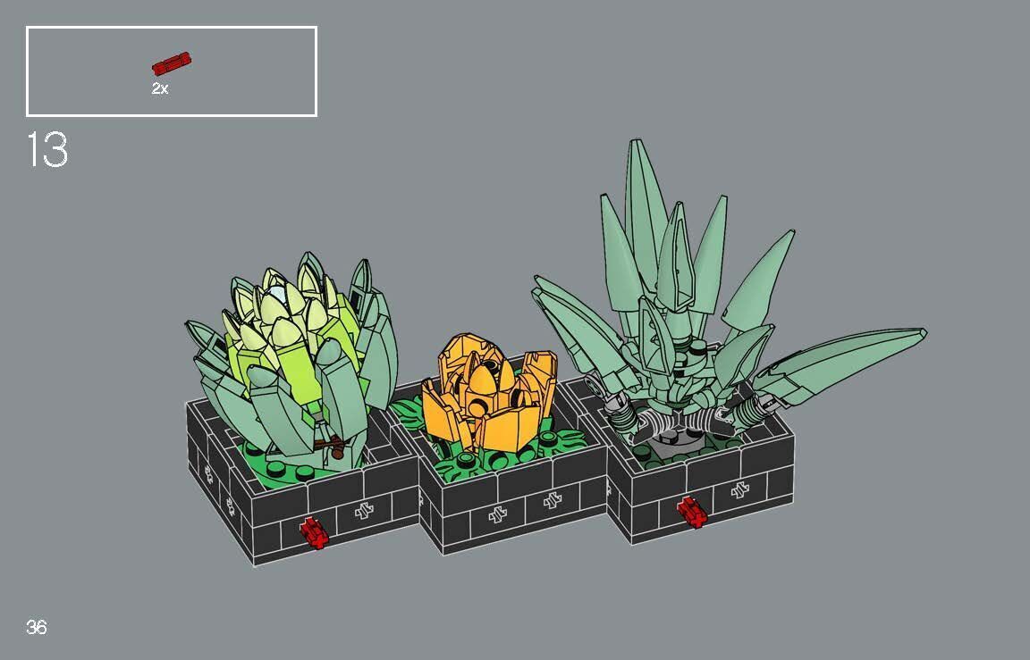 TwindBricks3D - 10309 Succulents 3D print model_31
