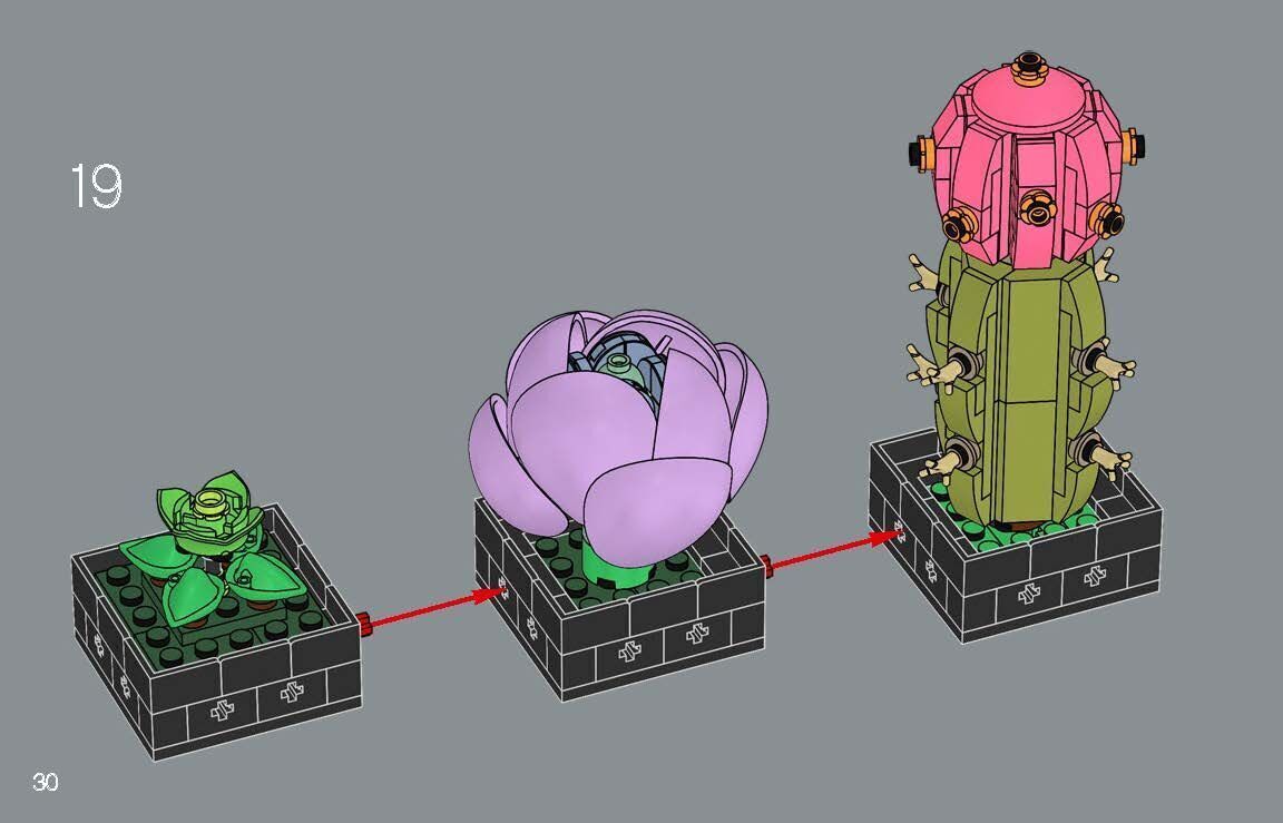 TwindBricks3D - 10309 Succulents 3D print model_60