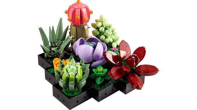 TwindBricks3D - 10309 Succulents 3D print model