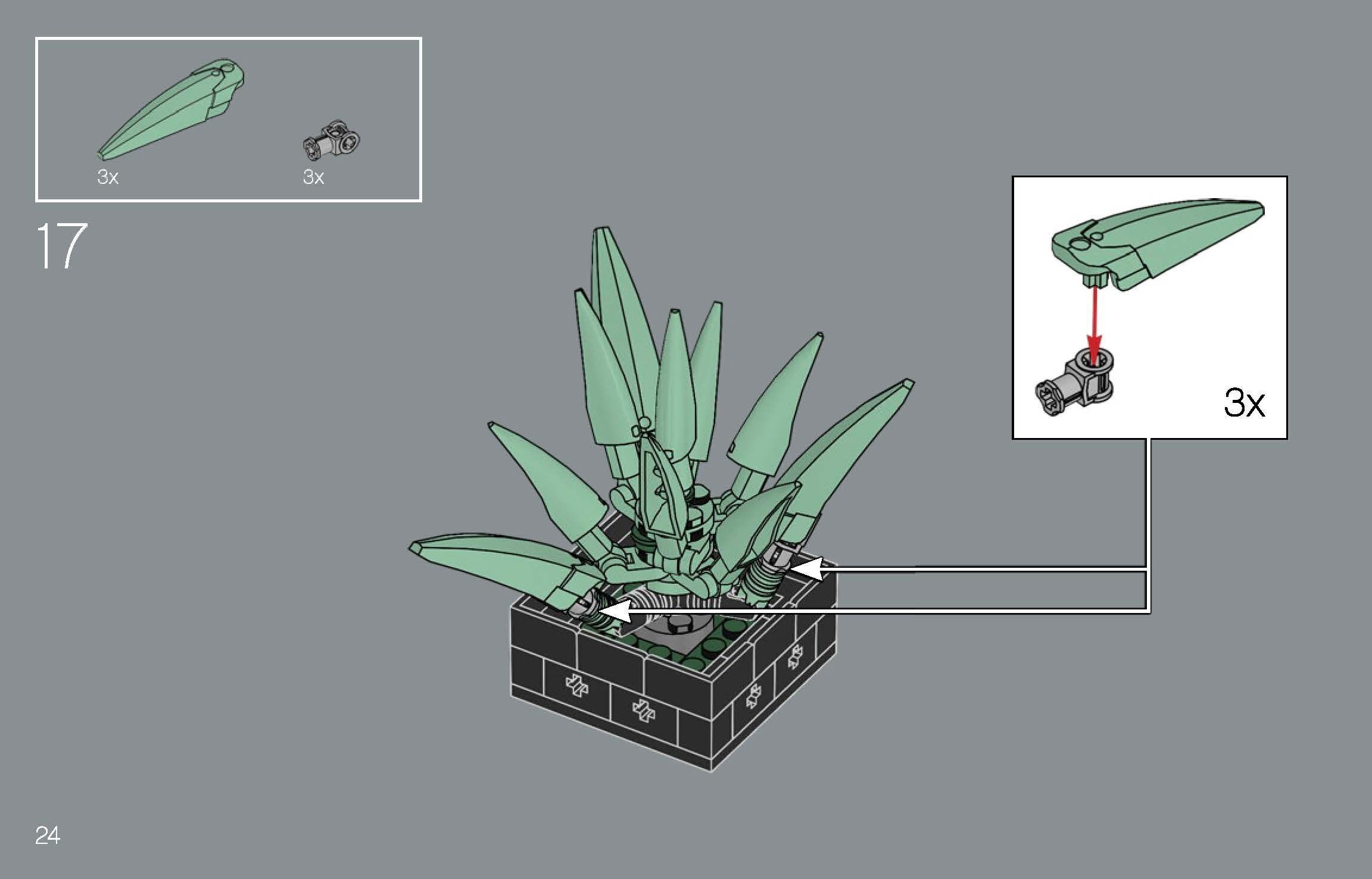 TwindBricks3D - 10309 Succulents 3D print model_19