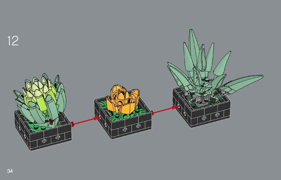 TwindBricks3D - 10309 Succulents 3D print model_29