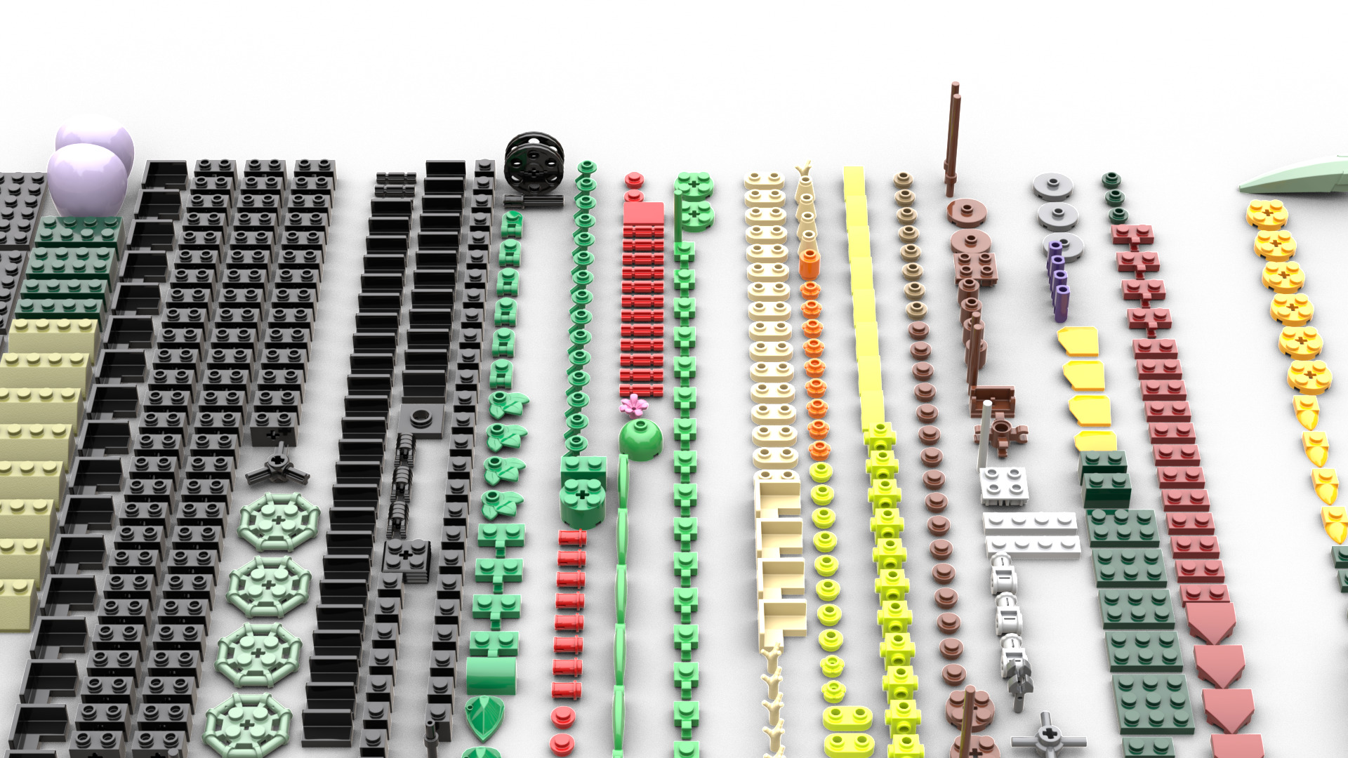 TwindBricks3D - 10309 Succulents 3D print model_1