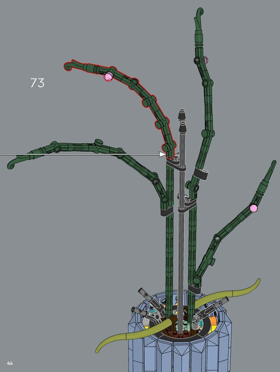 TwindBricks3D - 10311 Orchid - Elegant and Lifelike Floral Decor 3D print model_38