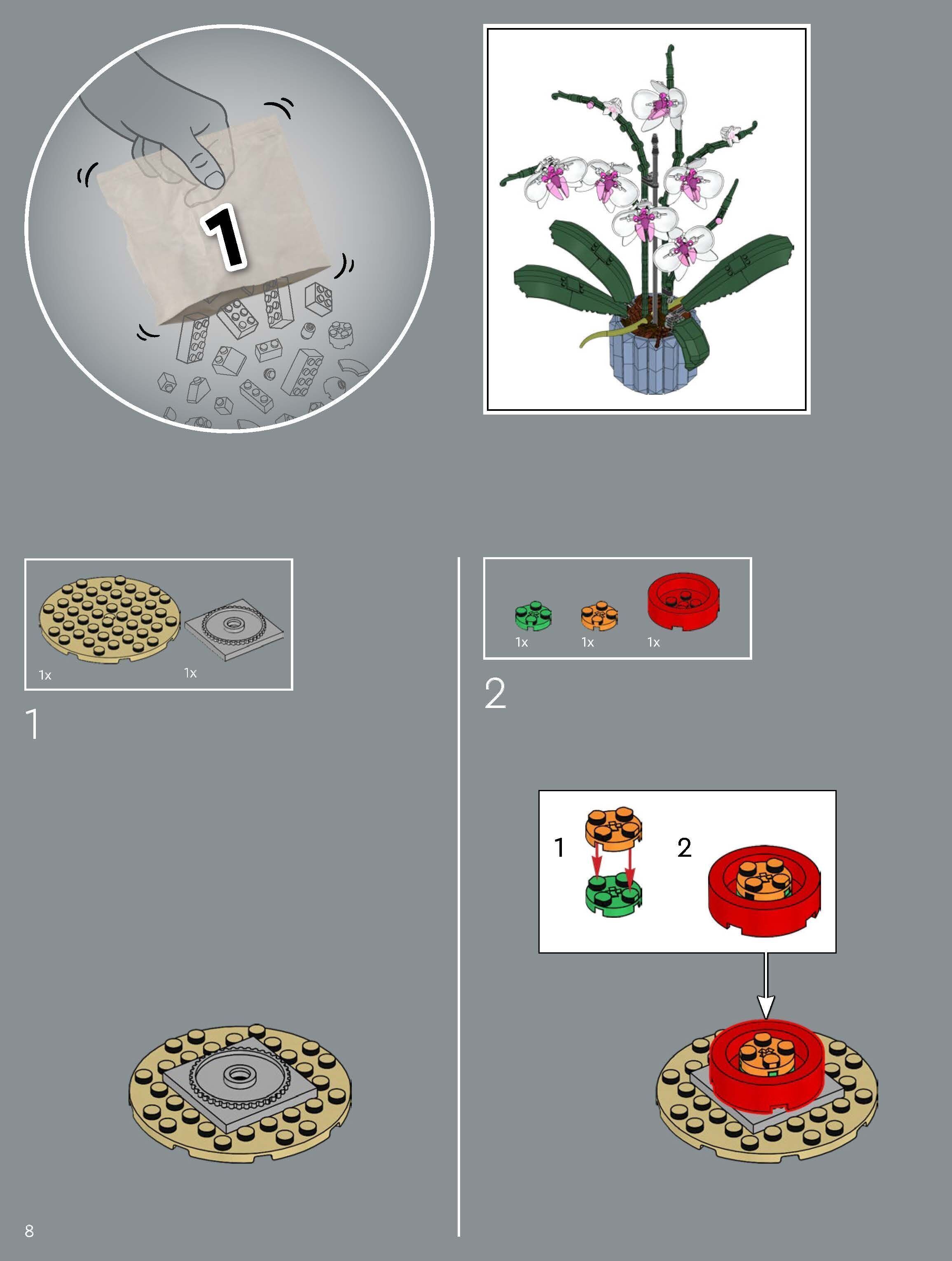 TwindBricks3D - 10311 Orchid - Elegant and Lifelike Floral Decor 3D print model_2